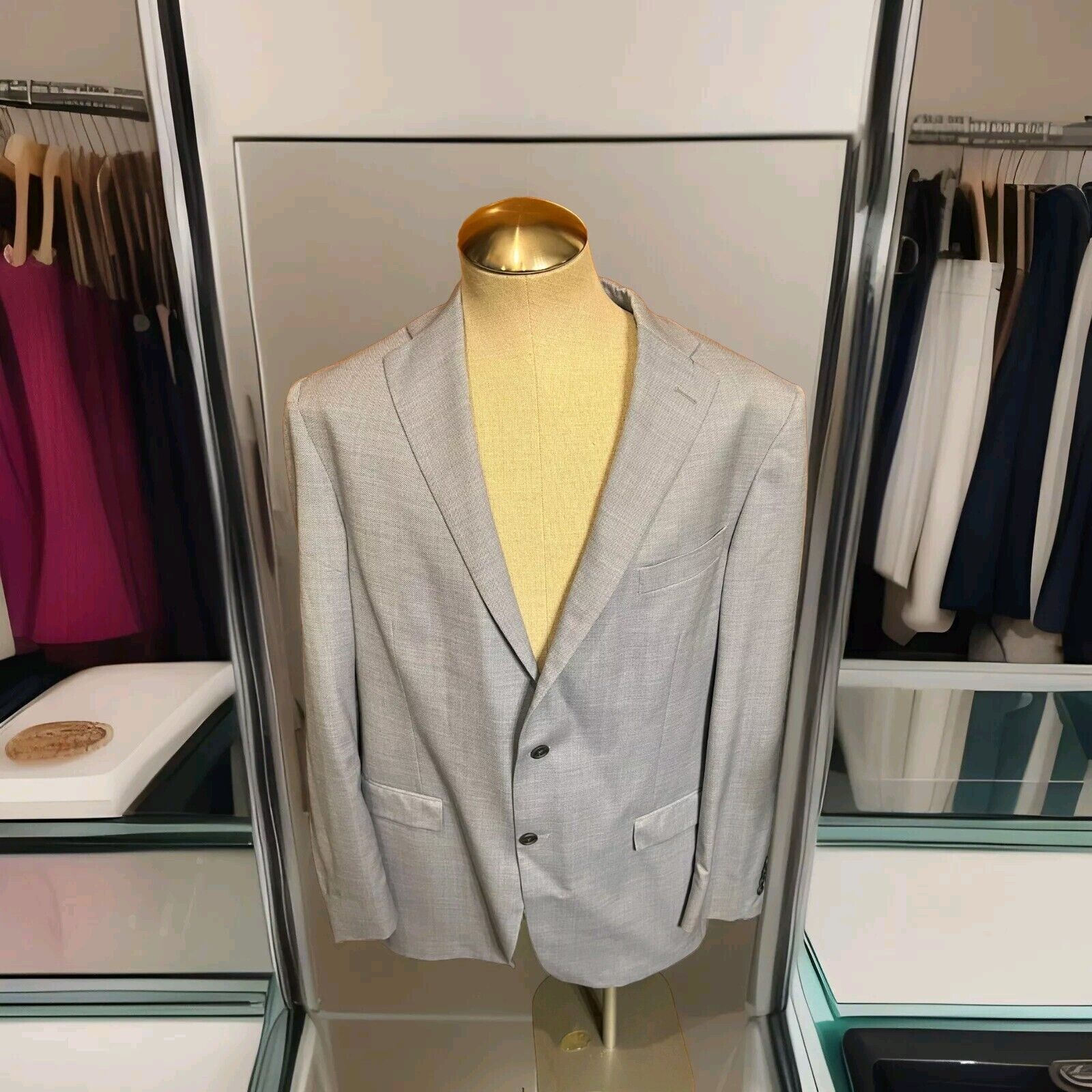 Other Walter Morton Size 46 R baby Blue 2 Button Blazer NWT Size 46R - 1 Thumbnail