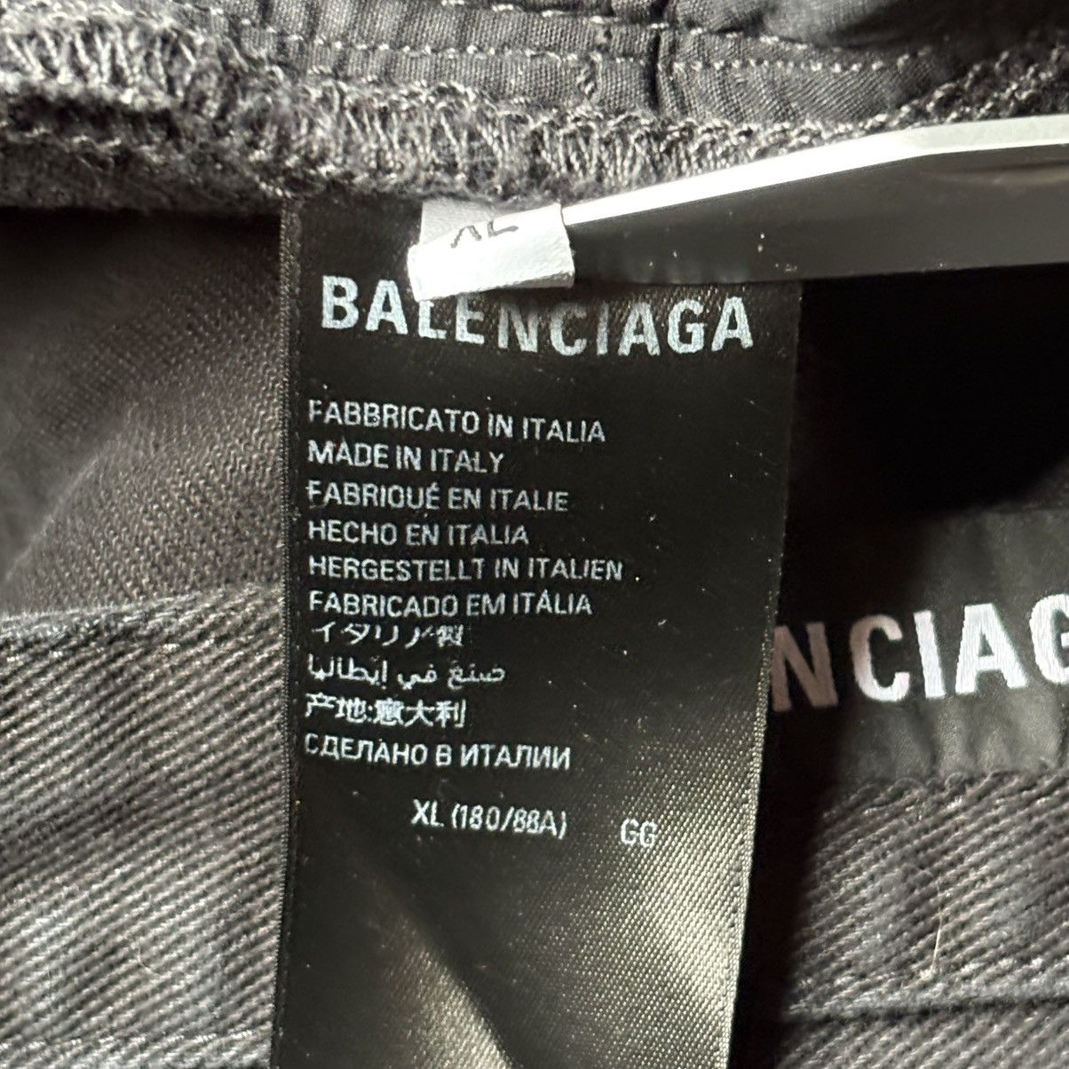 Balenciaga Balenciaga Black Wide Leg Flared Jeans Size XL Size US 31 - 7 Thumbnail