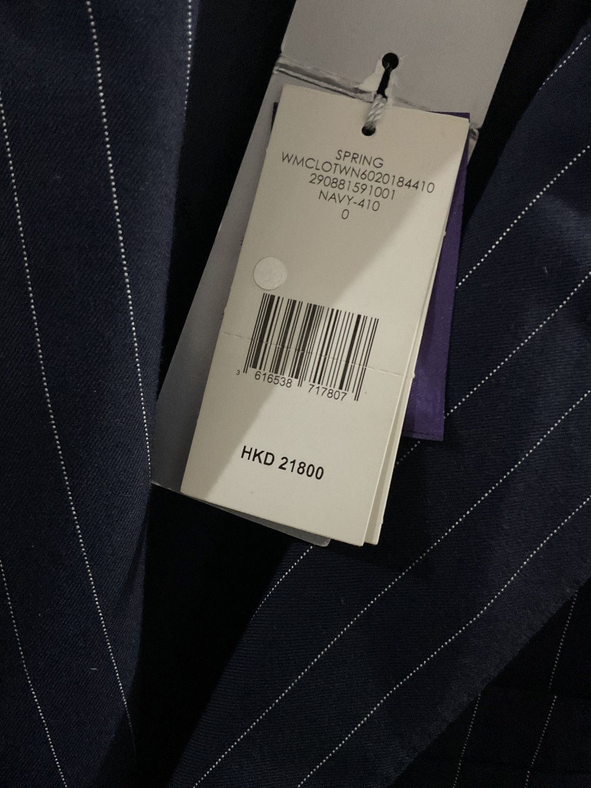 Polo Ralph Lauren × Ralph Lauren × Ralph Lauren Purple Label RALPH LAUREN PURPLE LABEL Womens striped blazer Size XS / US 0-2 / IT 36-38 - 10 Thumbnail