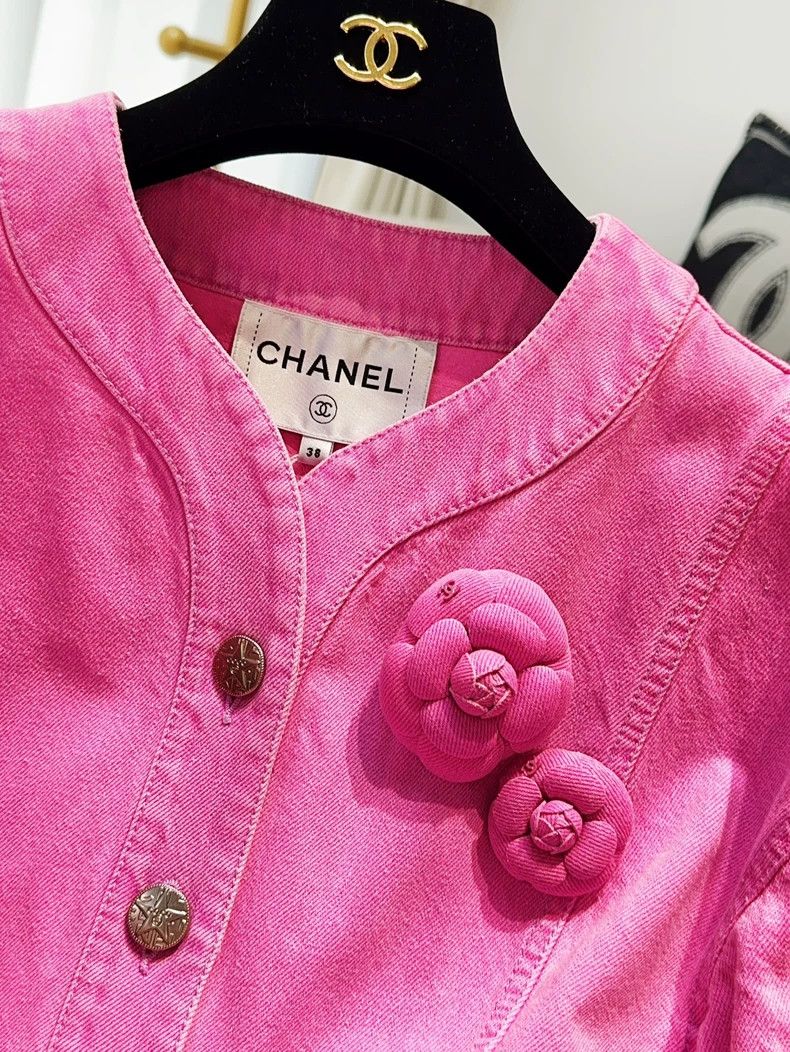 Chanel Chanel 21S spring and summer rose pink camellia four-pocke Size XS / US 0-2 / IT 36-38 - 5 Thumbnail