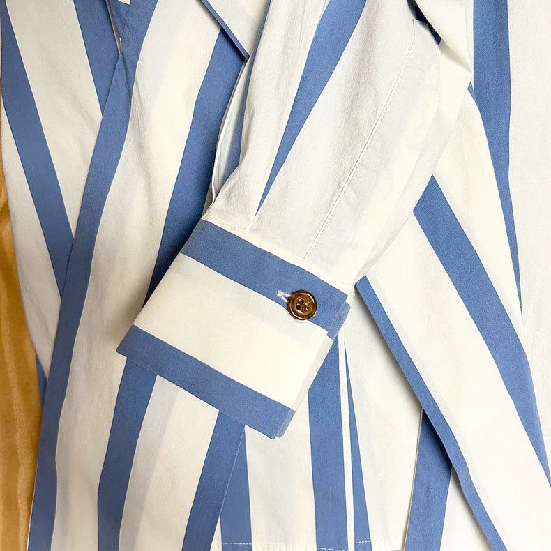 Vivienne Westwood Vivienne Westwood Blue striped bow tie shirt Size XS / US 0-2 / IT 36-38 - 7 Thumbnail