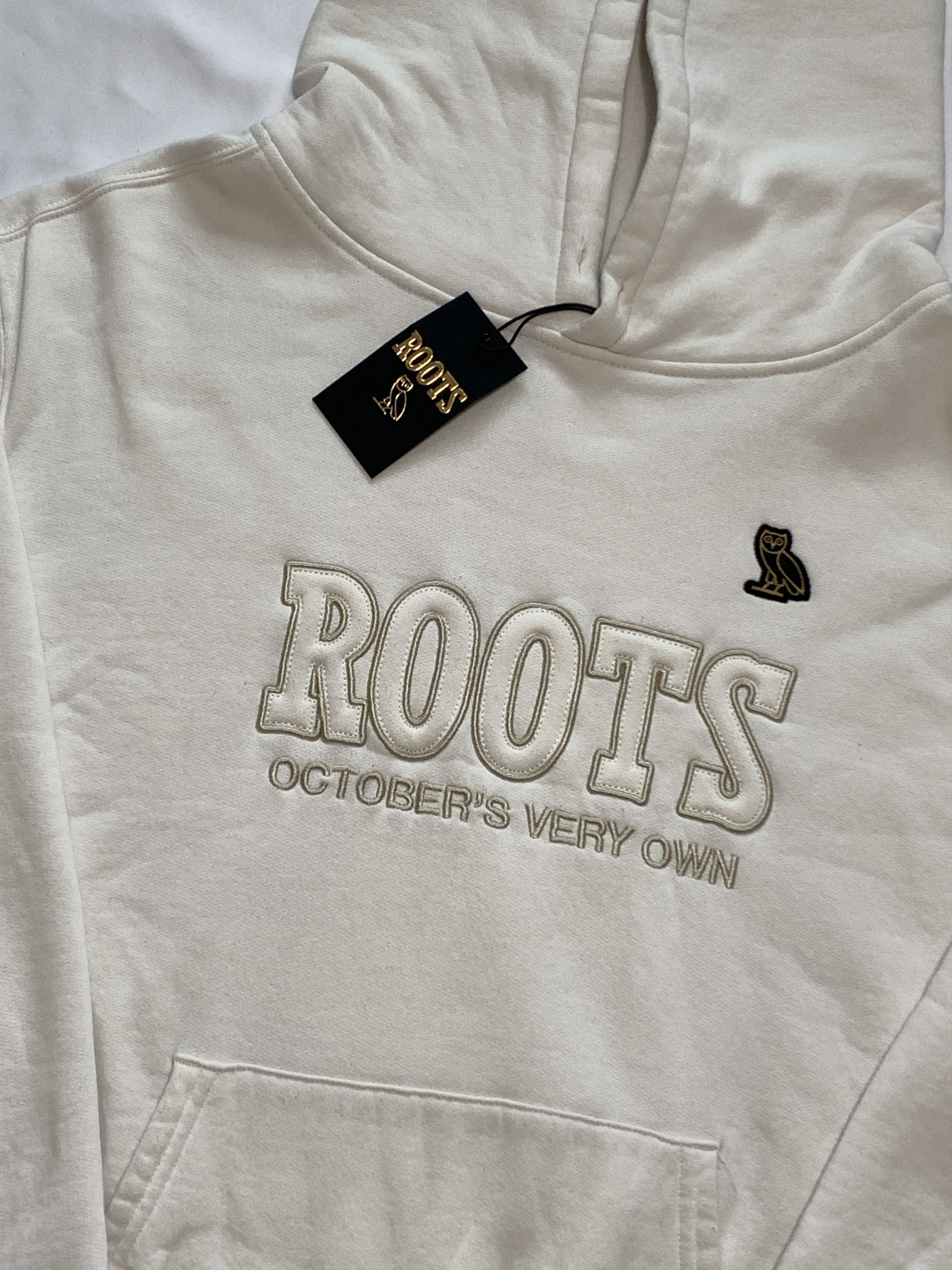 Drake 🦫 RARE🦉 OVO X ROOTS Owl Patch Hoodie Cream2022🔥🔥 Size US XXL / EU 58 / 5 - 2 Thumbnail