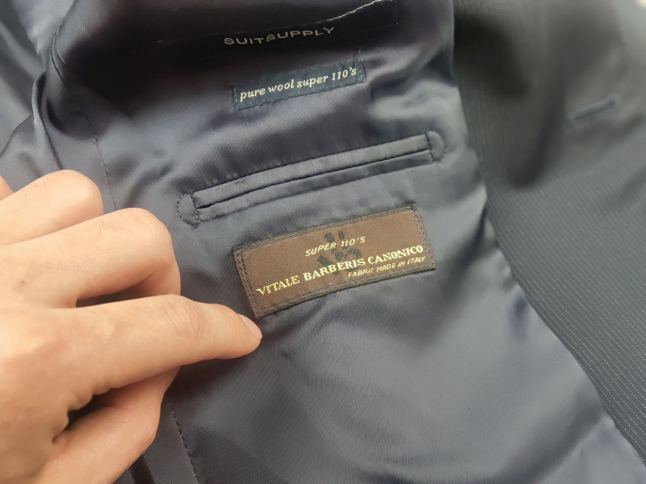 Suitsupply Suitsupply pure wool super 110's Classic Suit Blazer Pants Size 38S - 19 Thumbnail