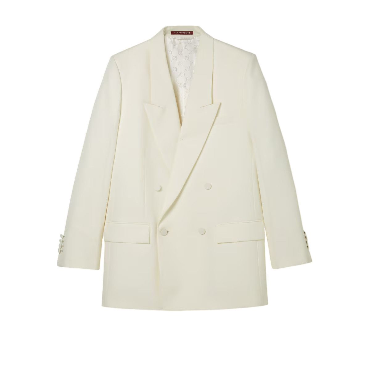 Gucci GUCCI $3100 Ivory Panama Jacket New & Authentic (Men's size: Size US L / EU 52-54 / 3 - 1 Preview