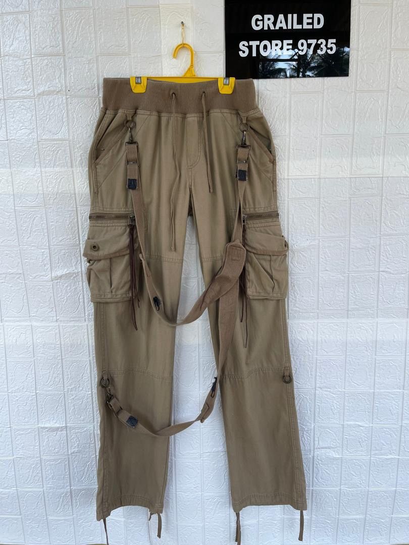 Japanese Brand Vintage Topism Parachute Bondage Cargo Pant Size US 30 / EU 46 - 1 Thumbnail