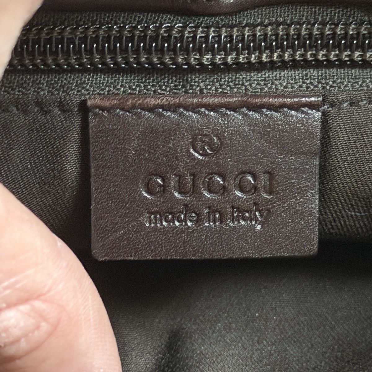 Gucci Gucci Guccissima Crossbody Shoulder Bag Brown Leather Size ONE SIZE - 10 Thumbnail