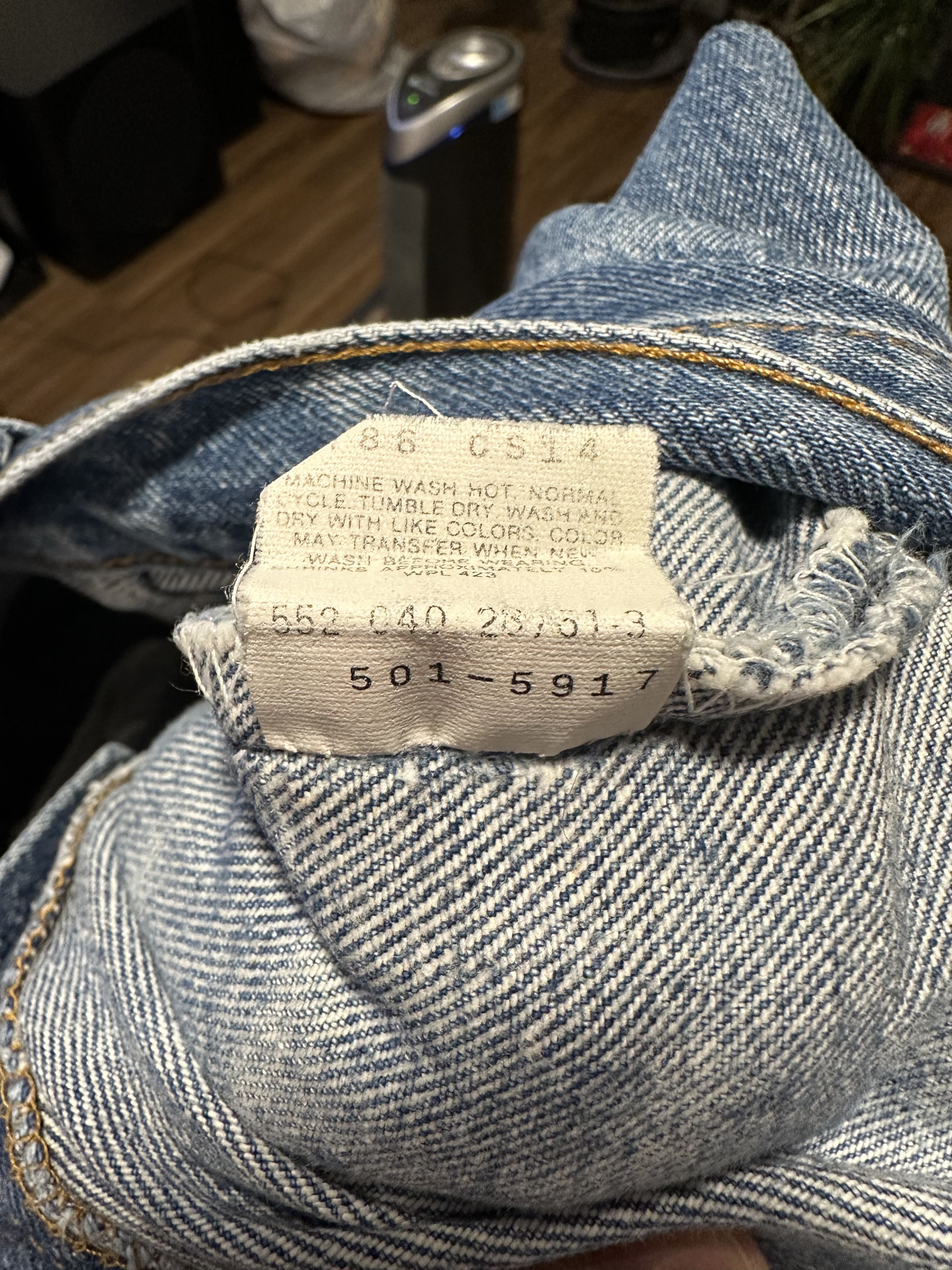 Levi's Levi's 501 Jeans - Light Blue - Vintage Feel Size US 32 / EU 48 - 5 Thumbnail