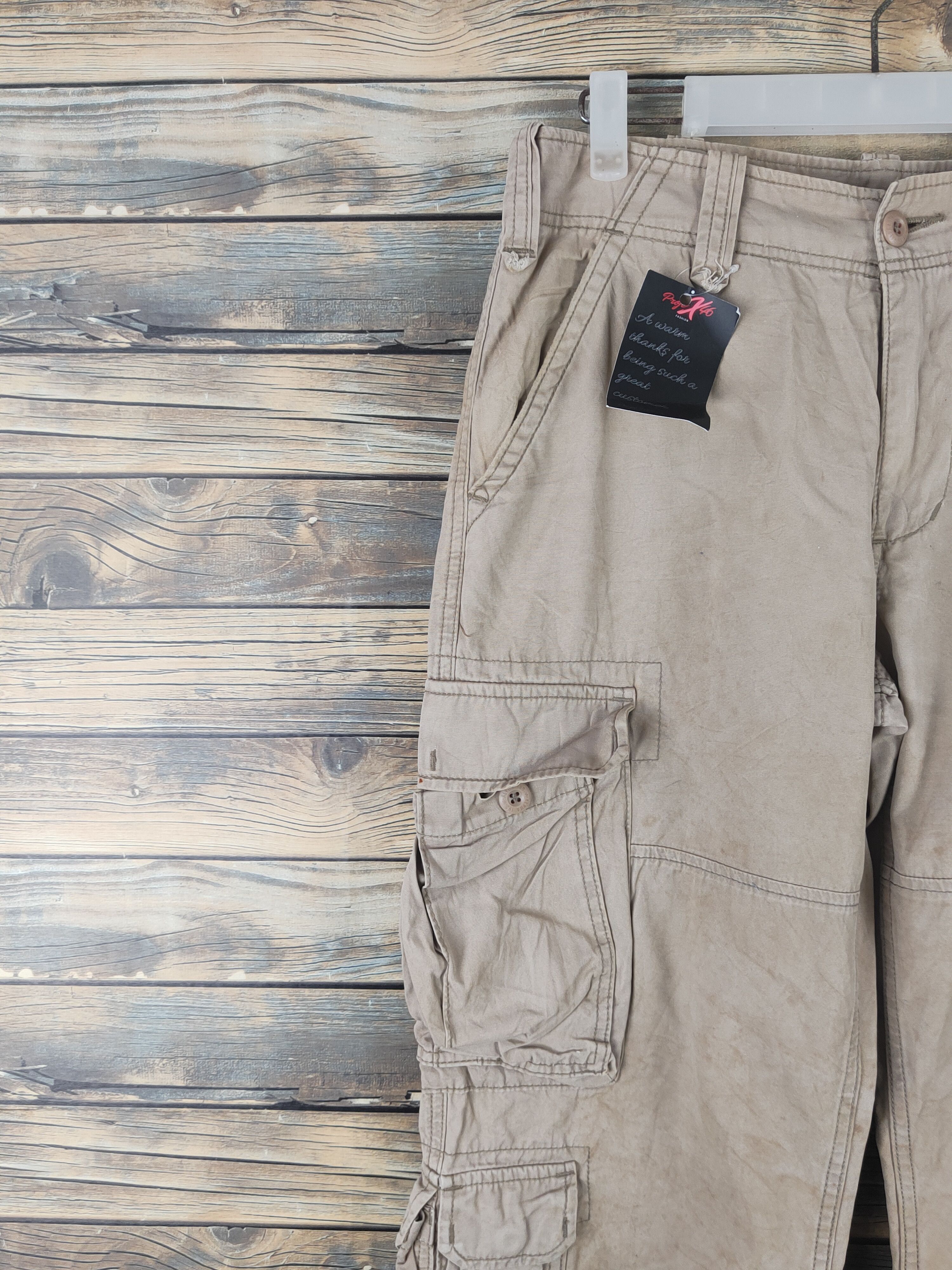 Alpha Industries DL Alpha Industries Beige Multipocket Cargo Pants #46-039 Size US 30 / EU 46 - 4 Thumbnail