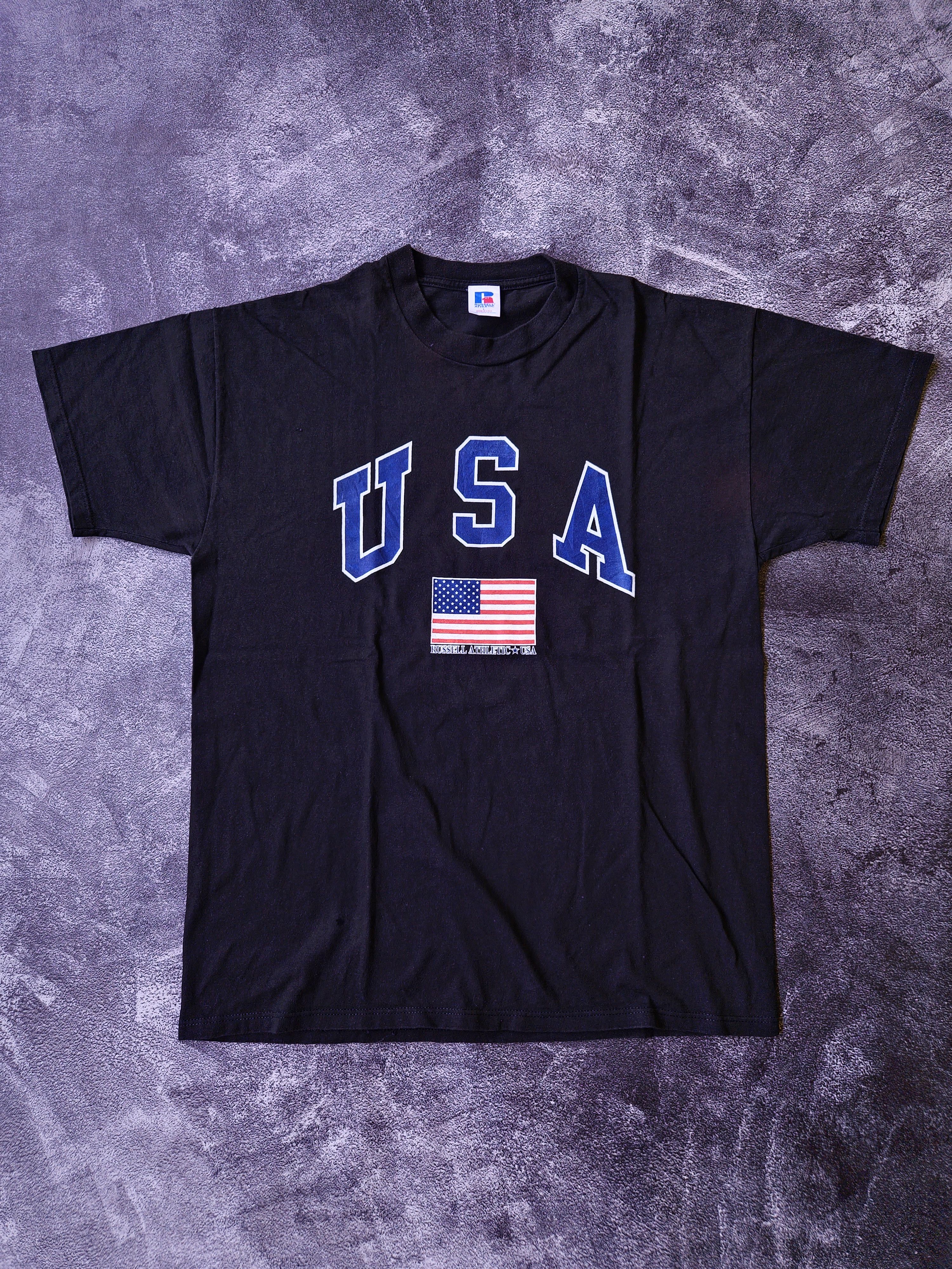 Russell Athletic Vintage Russell Athletic T-Shirt 2000s "USA" Size L Size US L / EU 52-54 / 3 - 1 Thumbnail