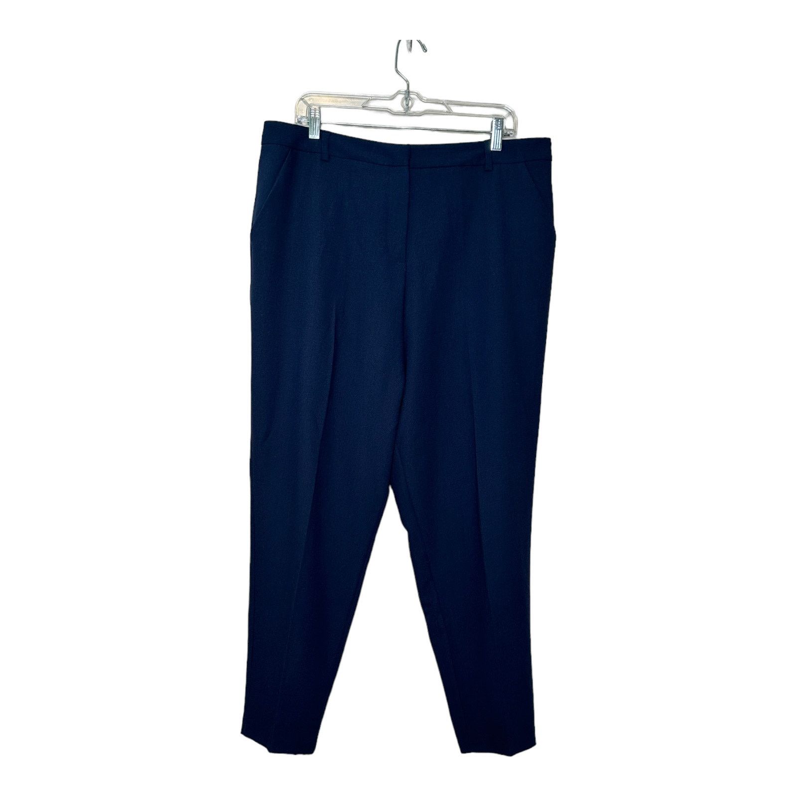 Asos Asos navy blue flat front pants size 14 Size 36" / US 14 / IT 50 - 5 Thumbnail