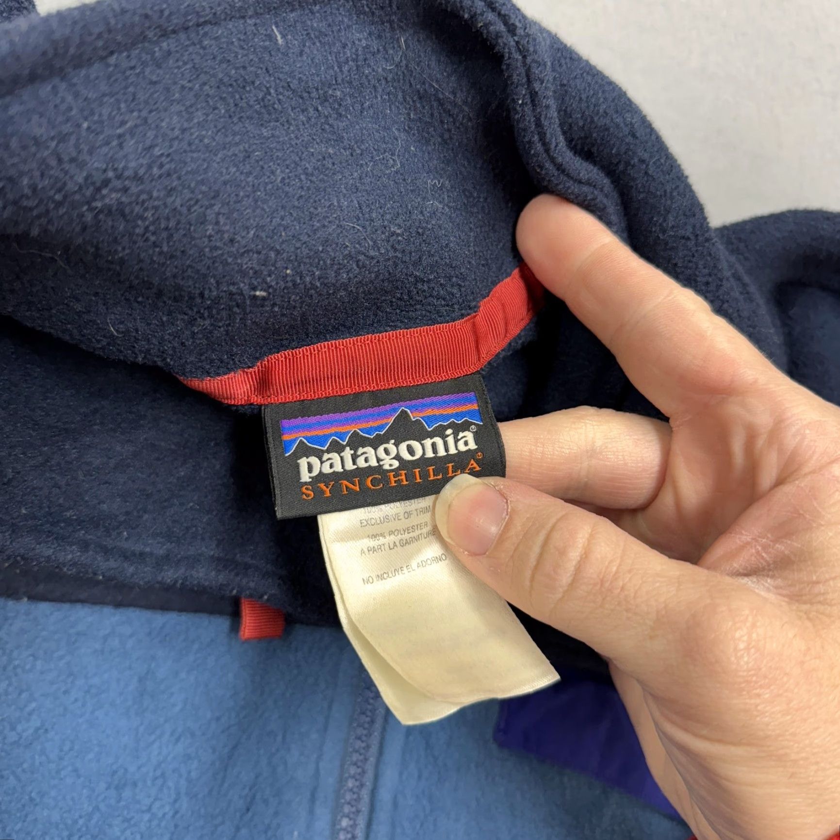 Patagonia Patagonia Synchilla Fleece Vest Mens Large Blue Navy Zip Pockets Outdoor Size US L / EU 52-54 / 3 - 3 Thumbnail