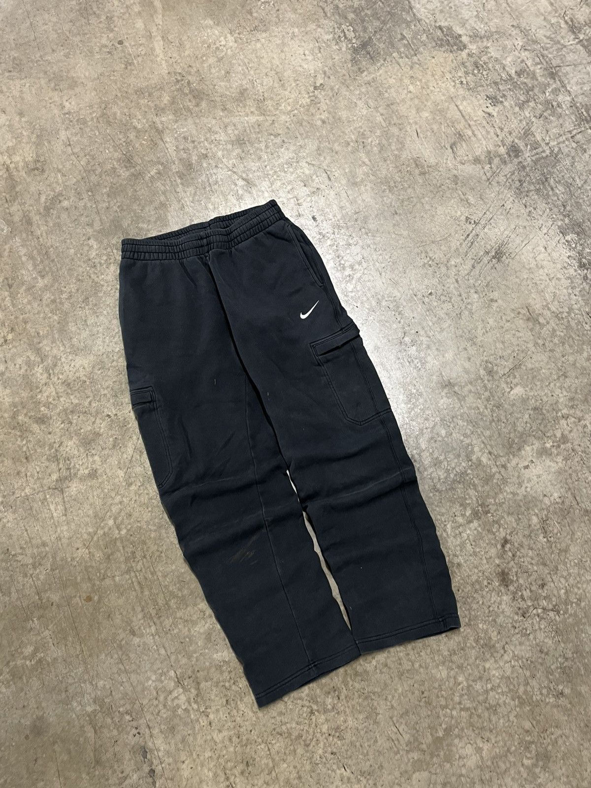 Nike × Vintage Nike sweatpants baggy fit cargo’s streetwear hype rare Size US 30 / EU 46 - 4 Thumbnail