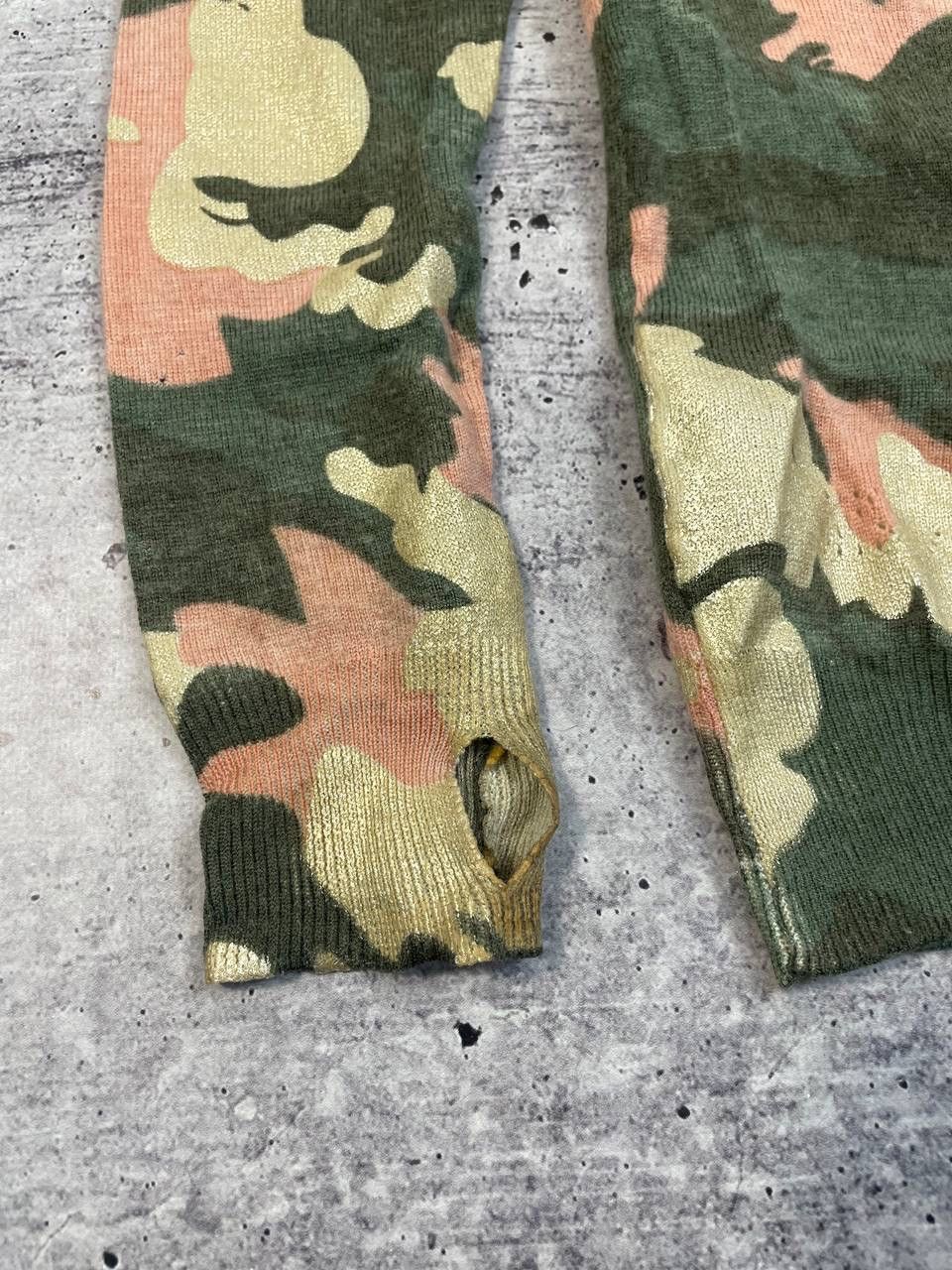 Zadig & Voltaire Zadig Voltaire Women Camo Skull Cardigan Sweater Y2K Size XS / US 0-2 / IT 36-38 - 4 Thumbnail
