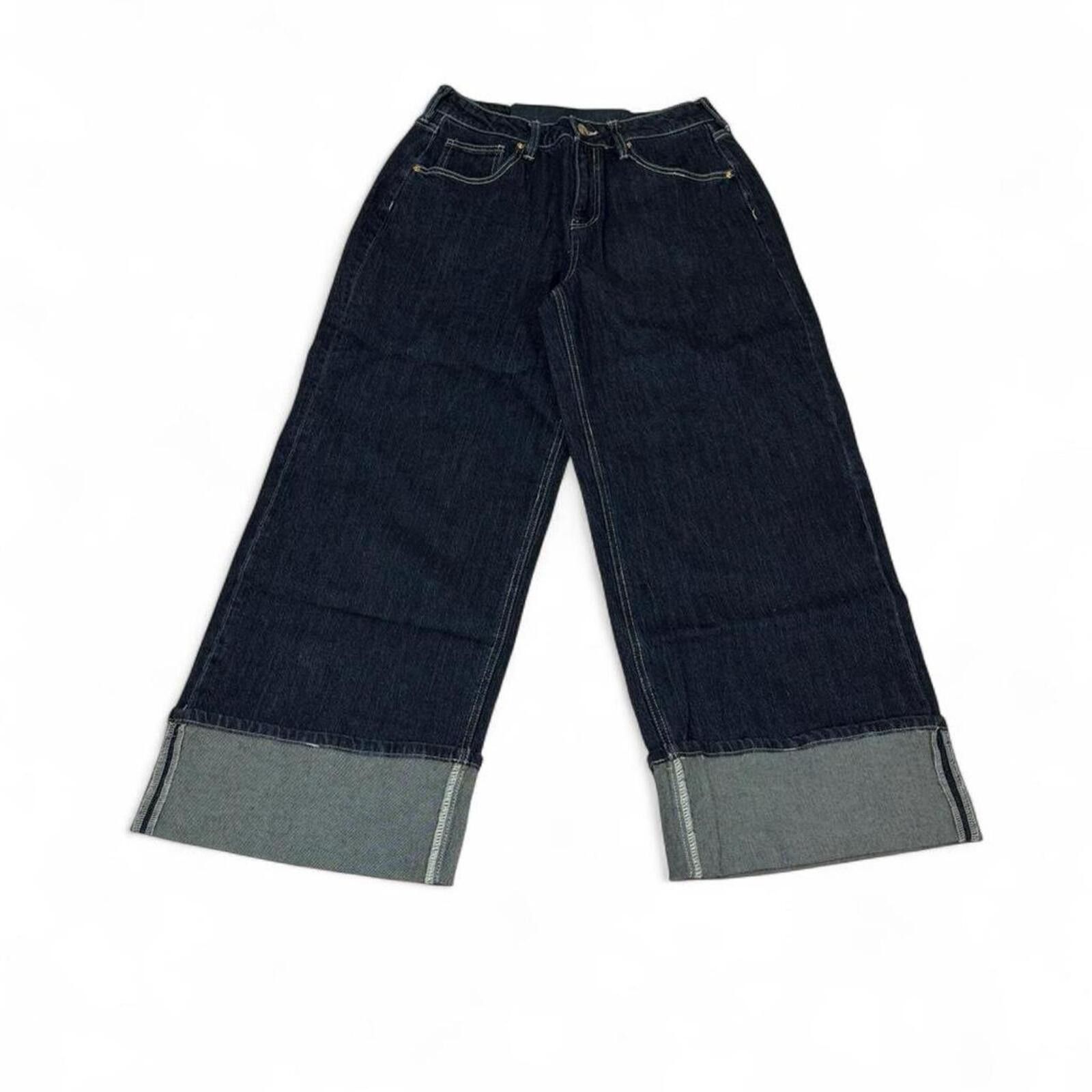 True Religion Dark blue denim jeans with a wide leg fit Size 28" / US 6 / IT 42 - 1 Thumbnail