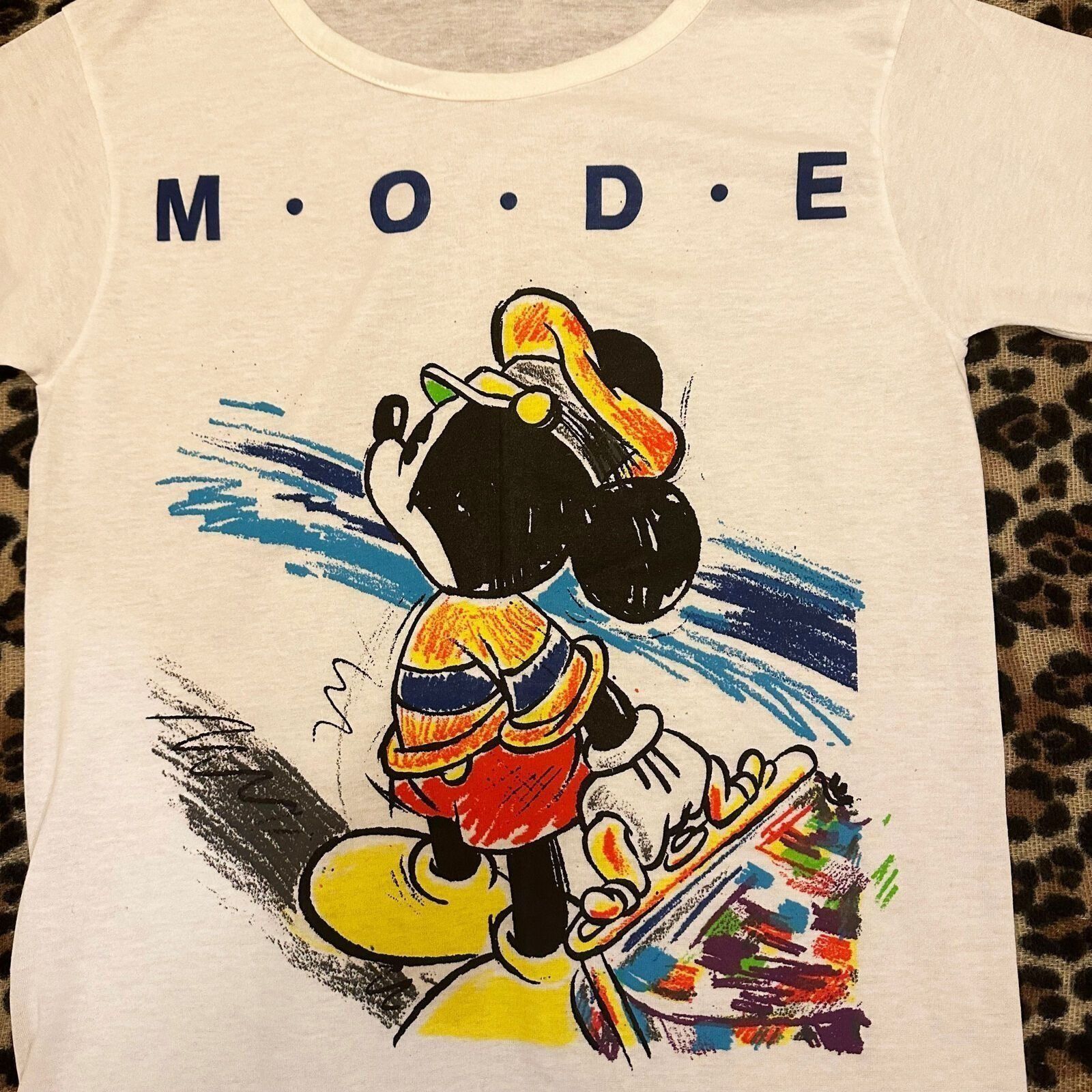 Disney 1980s DISNEY CHARACTER FASHIONS MICKEY MOUSE MODE TShirt Size M / US 6-8 / IT 42-44 - 2 Thumbnail