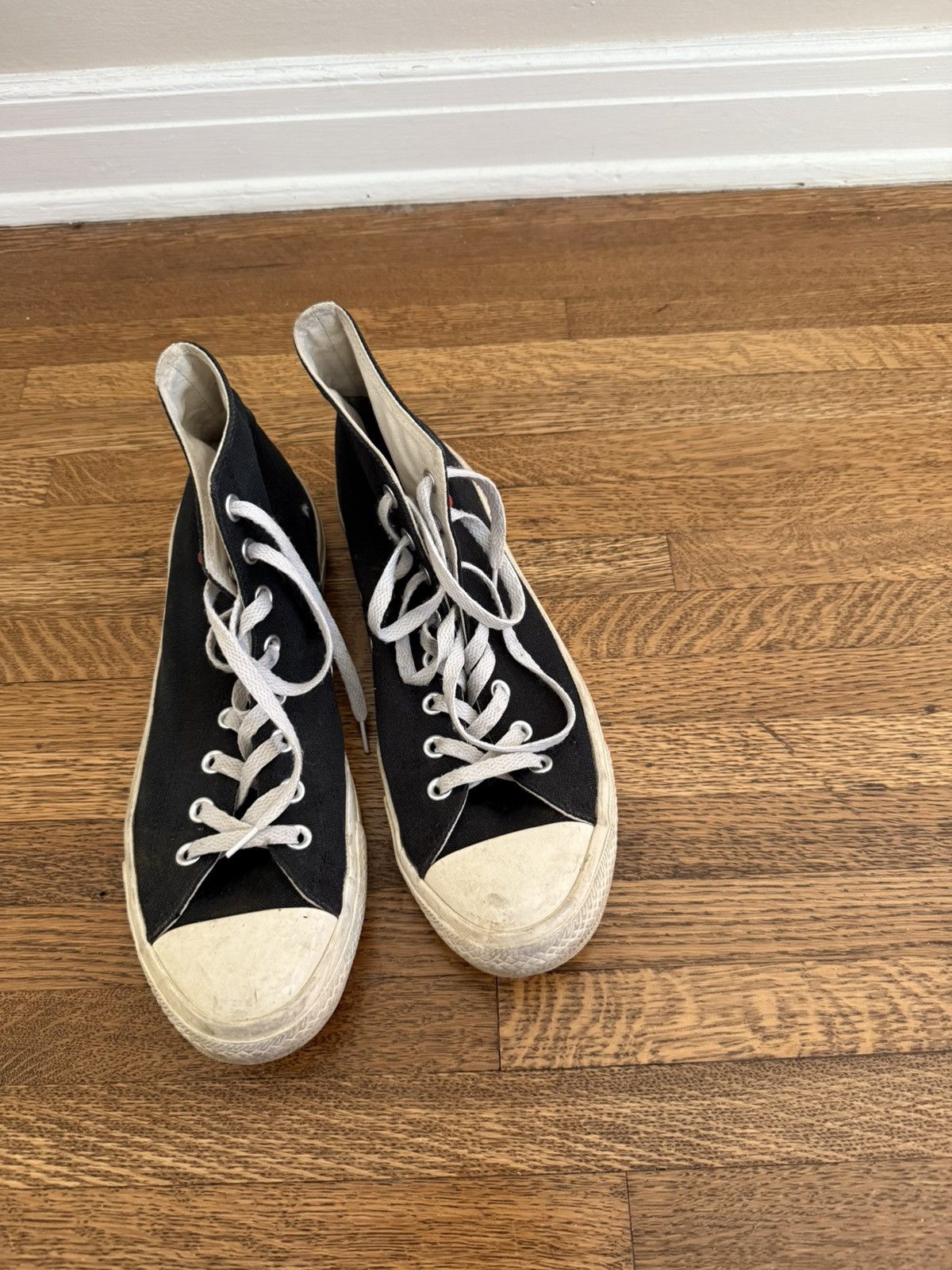 Comme des Garcons Comme des Garçons x Chuck Taylor All Star Hi 'Black' Size US 10 / EU 43 - 7 Thumbnail