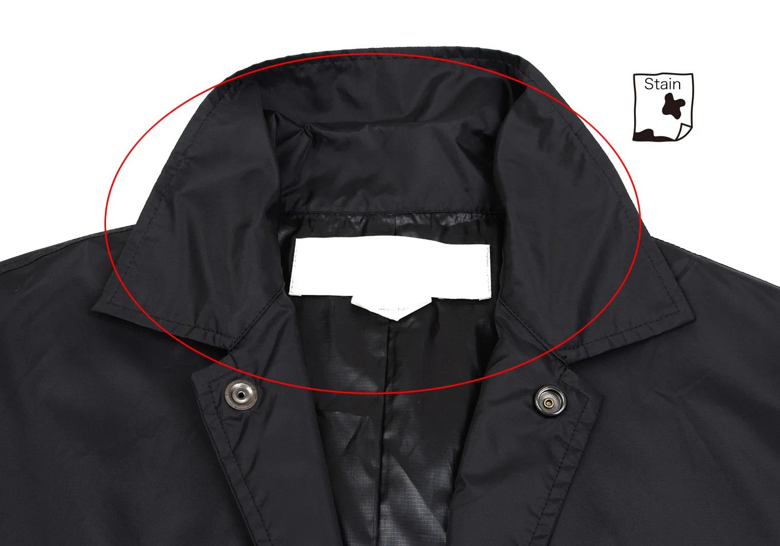 Ganryu Nylon Cape Coach Jacket in Black, Size S Size US S / EU 44-46 / 1 - 6 Thumbnail