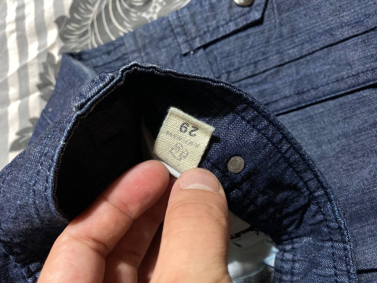 Japanese Brand Crazy Crash Dirty Baggy Faded Jean Japan Avant Garde Style Size US 29 - 18 Thumbnail