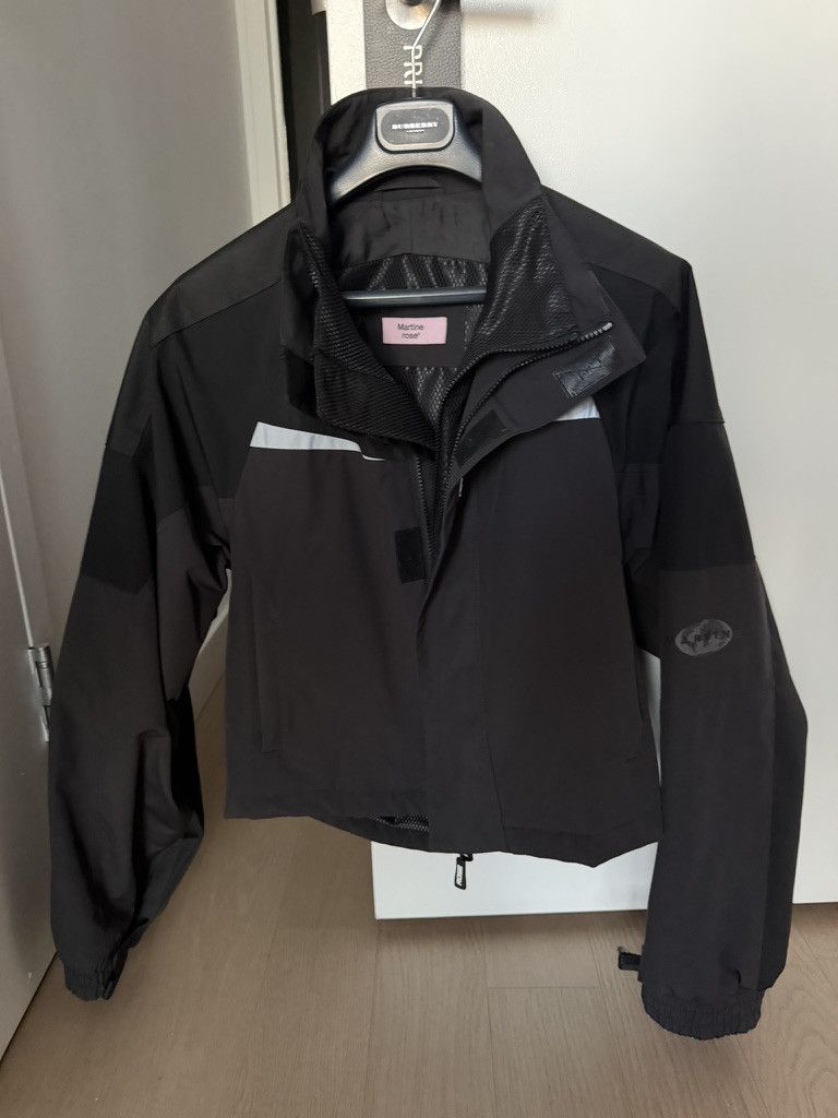 Martine Rose Gray Shrunken Sports Jacket