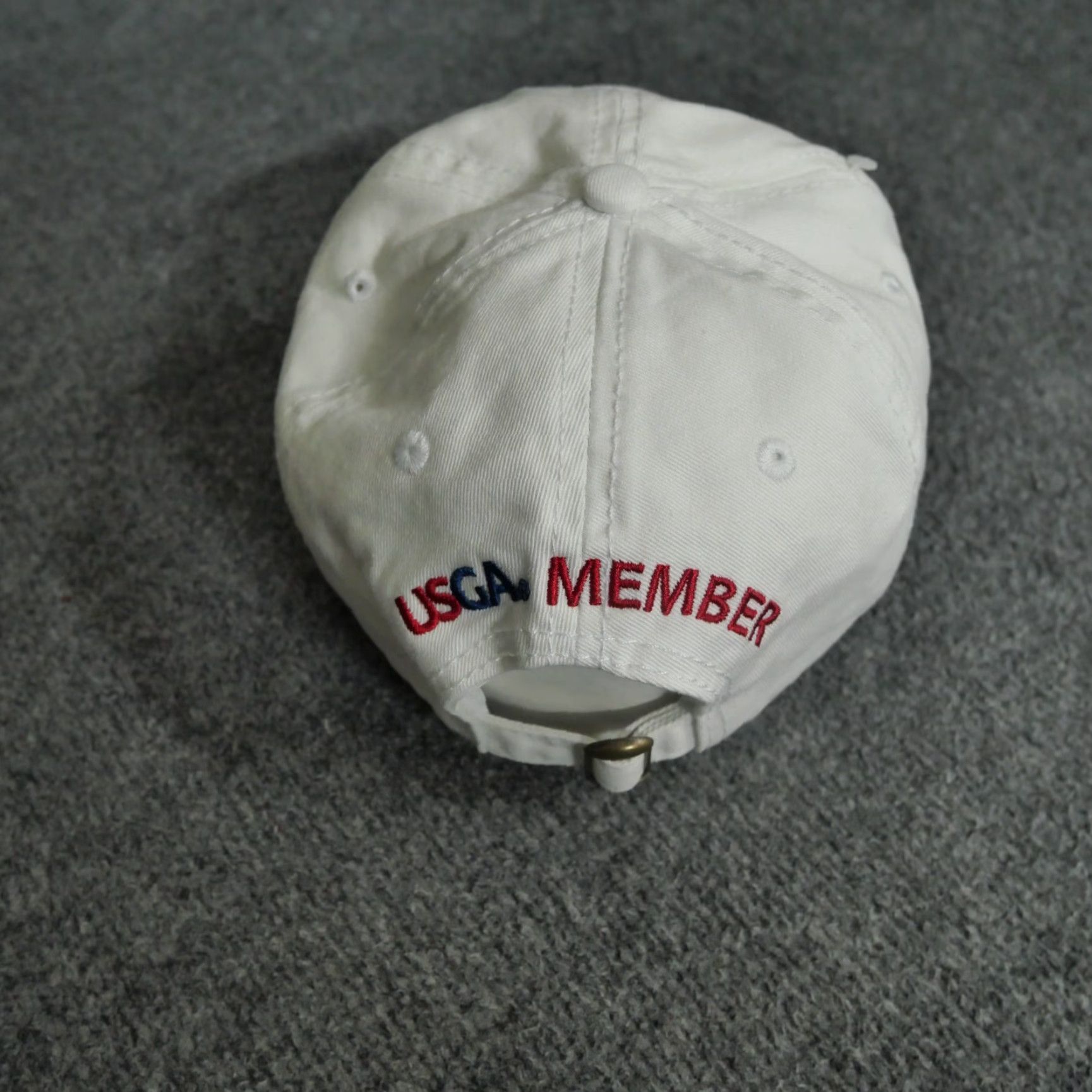 Vintage VINTAGE 2017 US Open Hat White Strap Back Adult Erin Hills Golf USGA Snapback Adjustable White Mens Size ONE SIZE - 6 Thumbnail