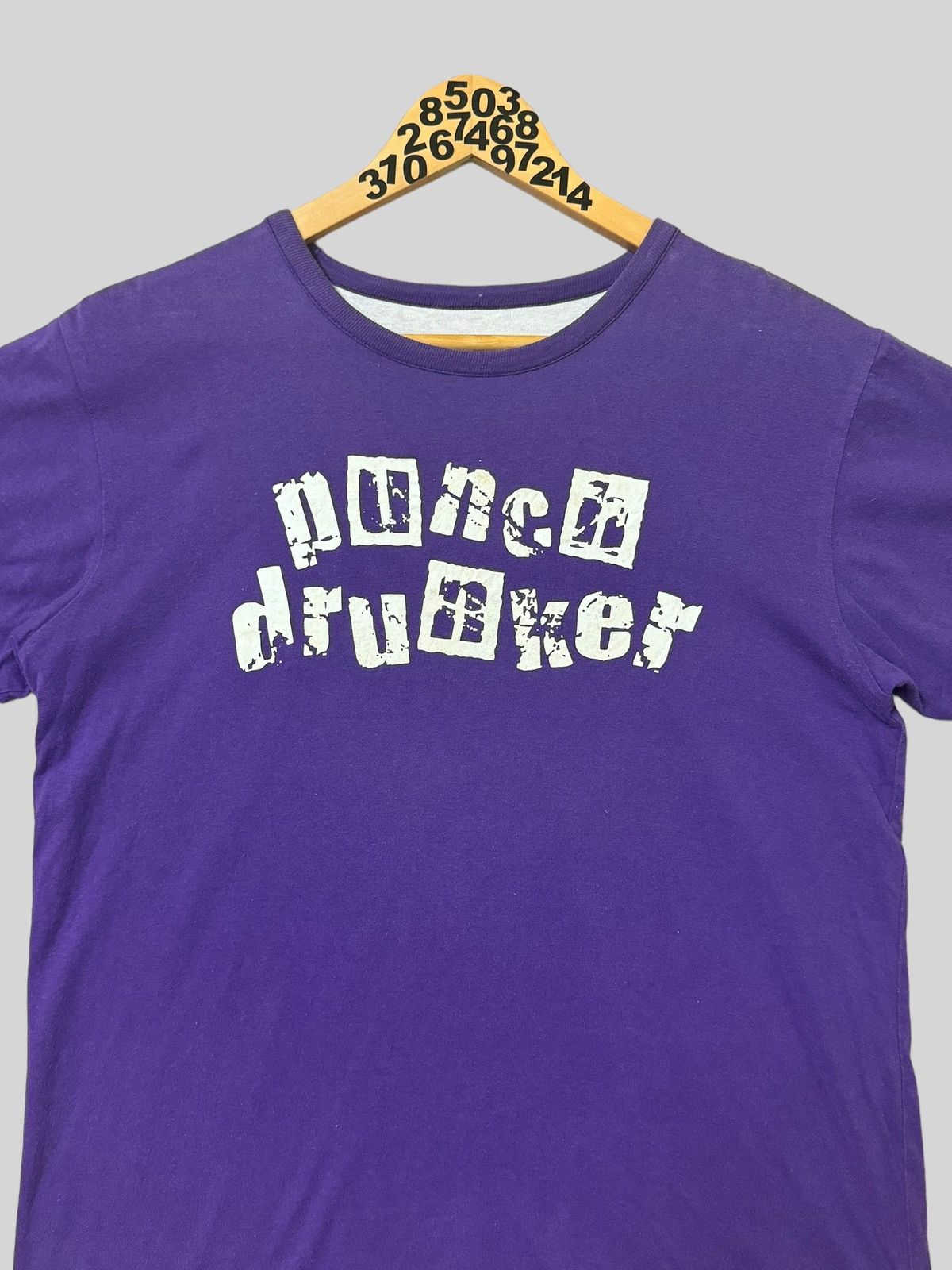 Japanese Brand VINTAGE PUNK DRUNKER REVERSIBLE TEE Size US M / EU 48-50 / 2 - 8 Thumbnail