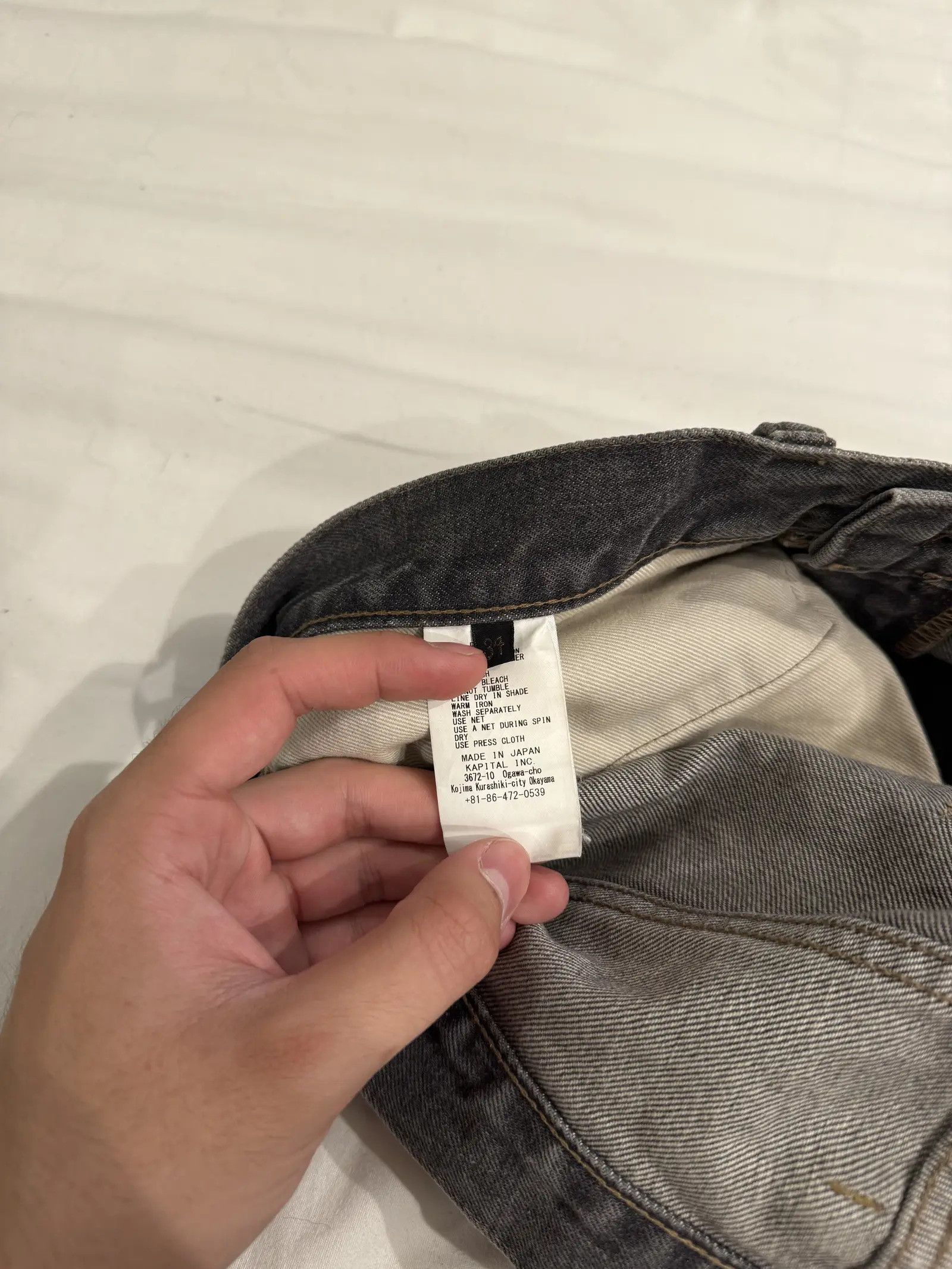 Kapital Kapital bone denim shorts Size US 34 / EU 50 - 4 Thumbnail