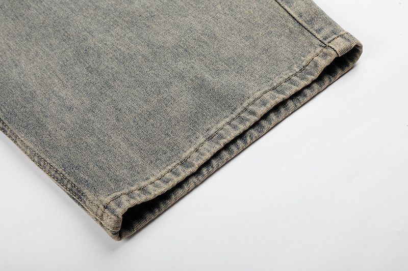 Vintage American Retro Loose-Fit Washed Casual Wide-Leg Jeans Size US 32 / EU 48 - 5 Thumbnail