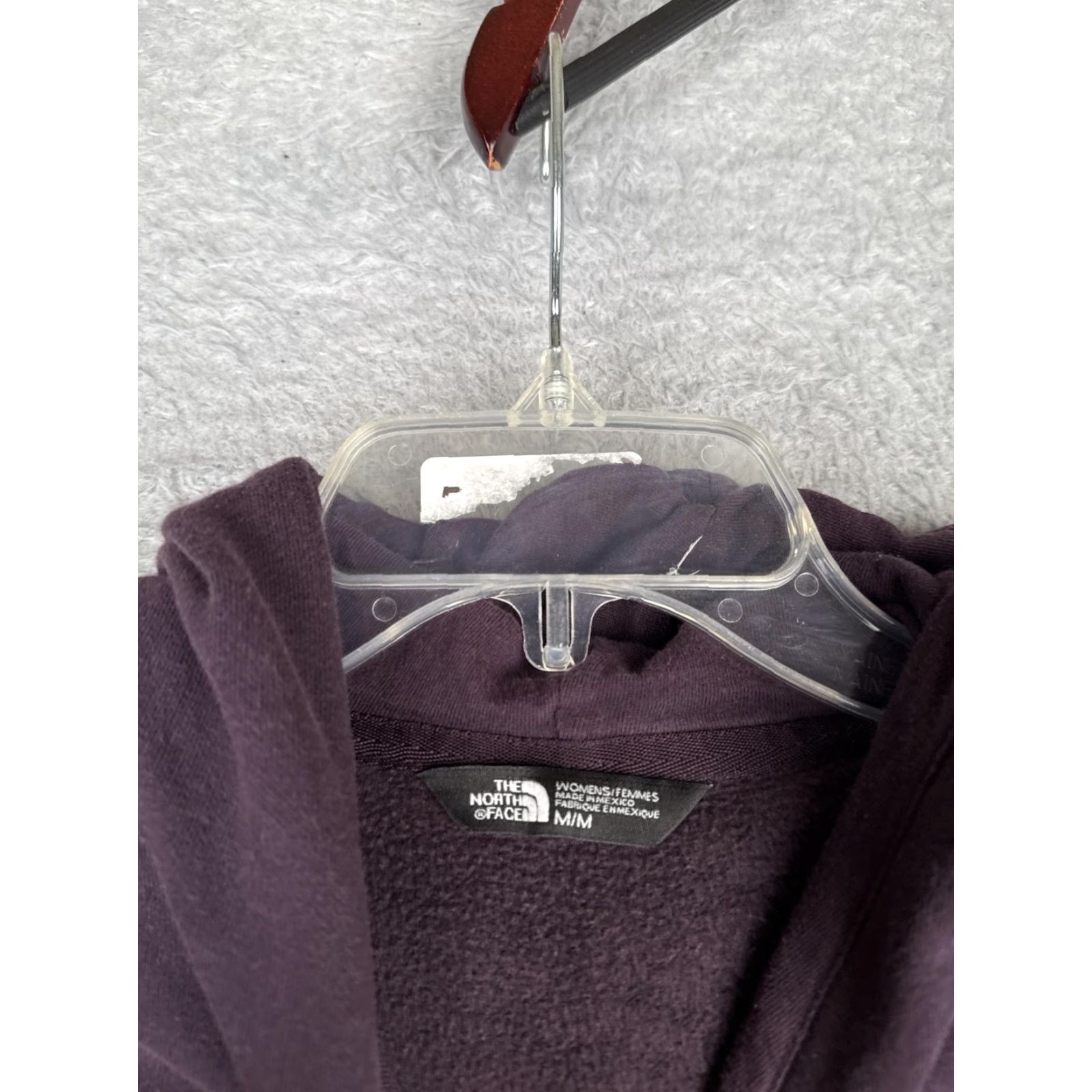 The North Face The North Face Hoodie Womens Medium Purple Pullover Logo Fleece Sweatshirt Size M / US 6-8 / IT 42-44 - 7 Thumbnail