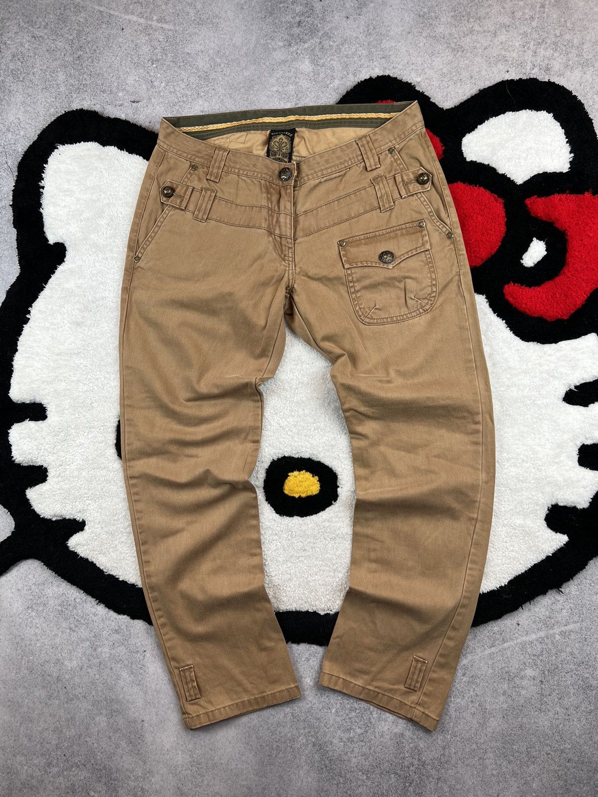 Vintage Vintage Nine Lives Grunge Punk Western Y2K Japanese Pants Size 31" - 1 Thumbnail