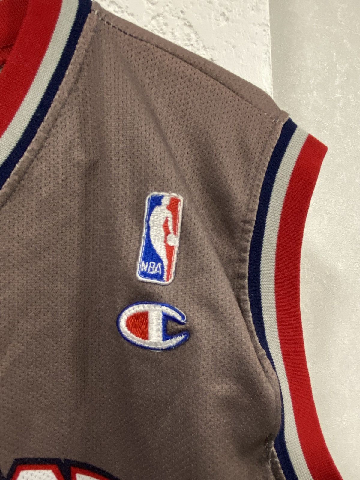Champion × NBA × Vintage Vintage Champion New Jersey NBA 00’s Basketball Jersey Size US M / EU 48-50 / 2 - 3 Thumbnail