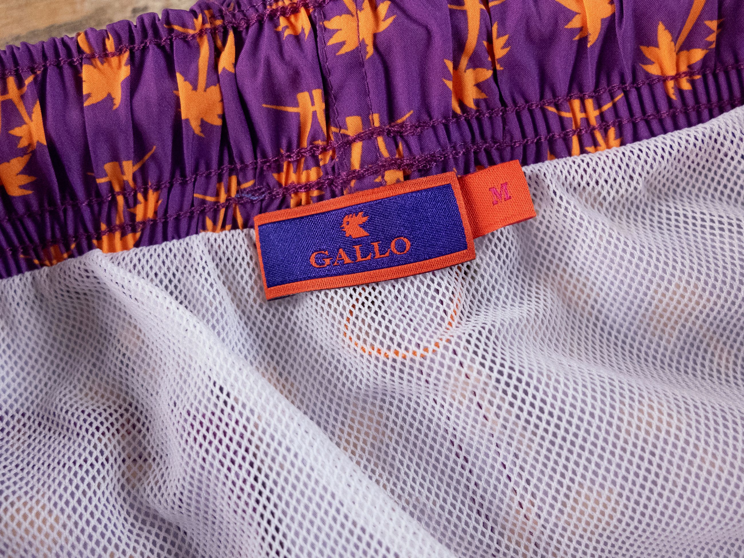 Other GALLO purple palm tree print swim shorts Medium Italy Size US 32 / EU 48 - 5 Thumbnail