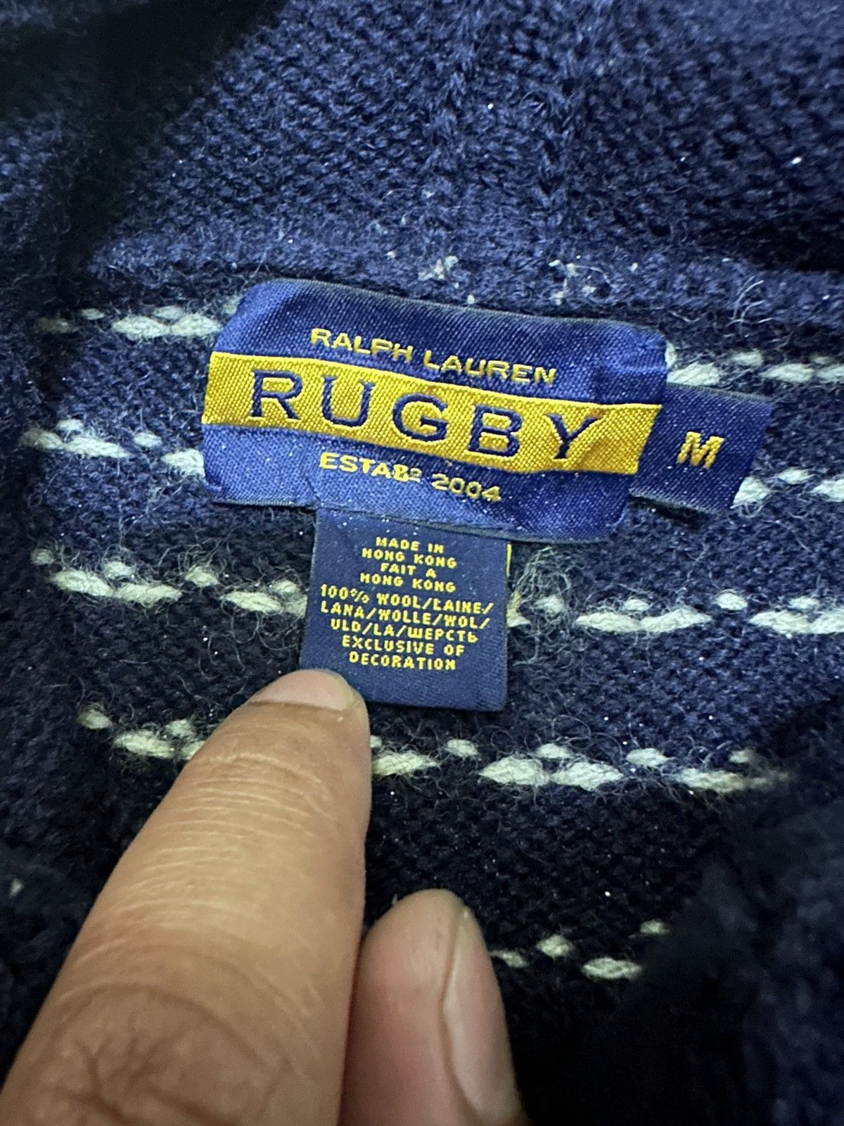 Polo Ralph Lauren × RRL Ralph Lauren × Vintage RARE ‼️ Ralph Lauren Sportmen's Club Knitwear Hoodie Size US M / EU 48-50 / 2 - 5 Thumbnail