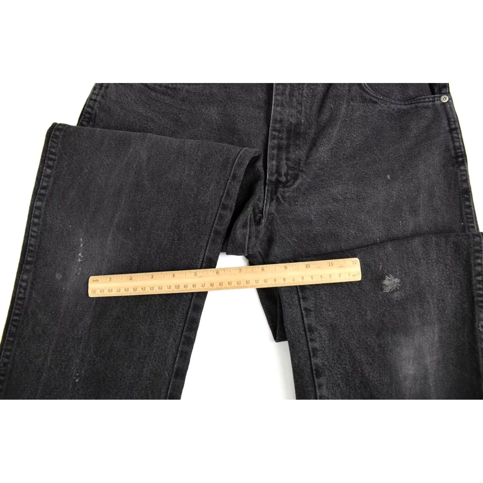 Wrangler WRANGLER Jeans Men's Regular W32/L32 Zip Fly Black Denim Pants Size US 32 / EU 48 - 8 Thumbnail