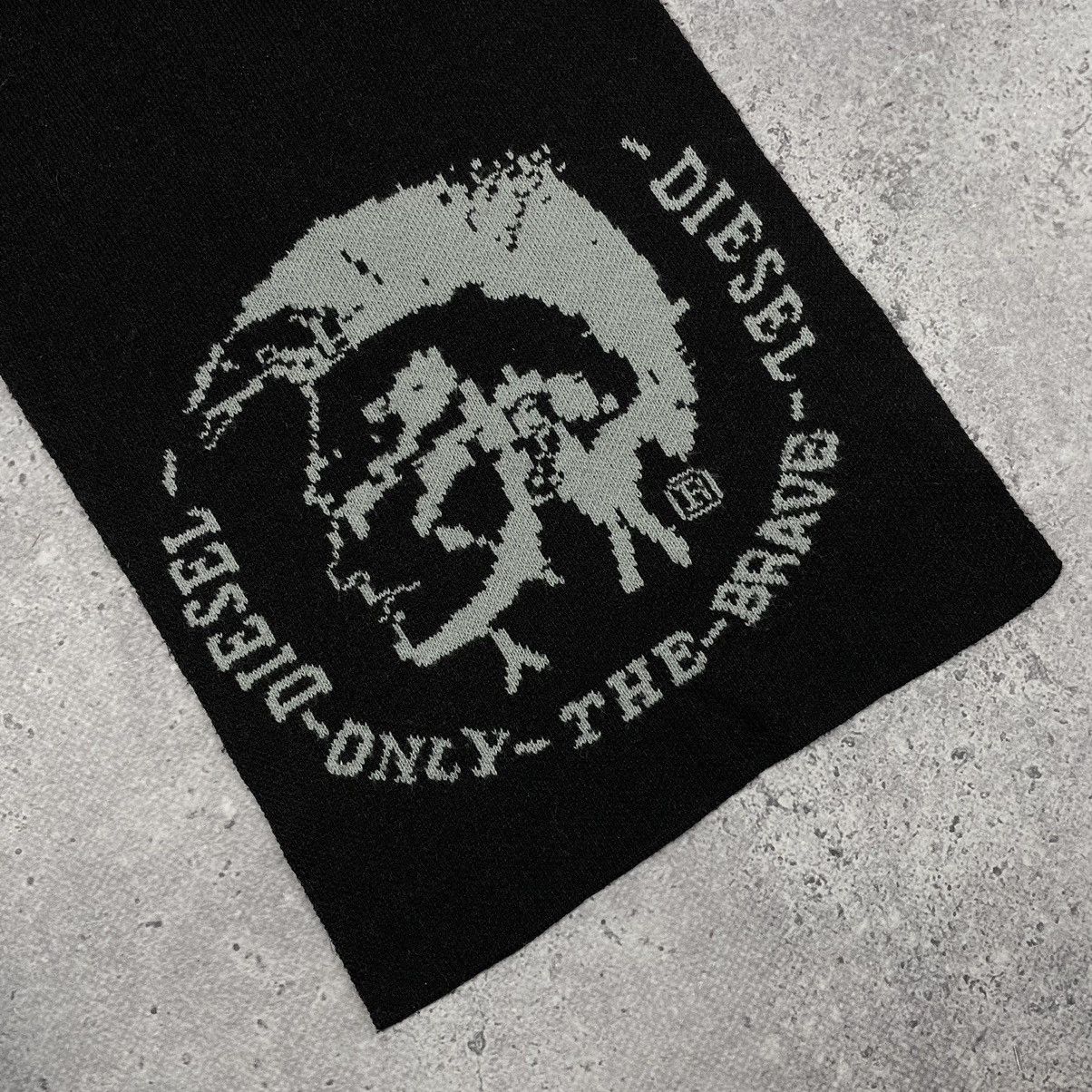 Diesel × Vintage Diesel Punk Skull Only The Brave Scarf Size ONE SIZE - 3 Thumbnail
