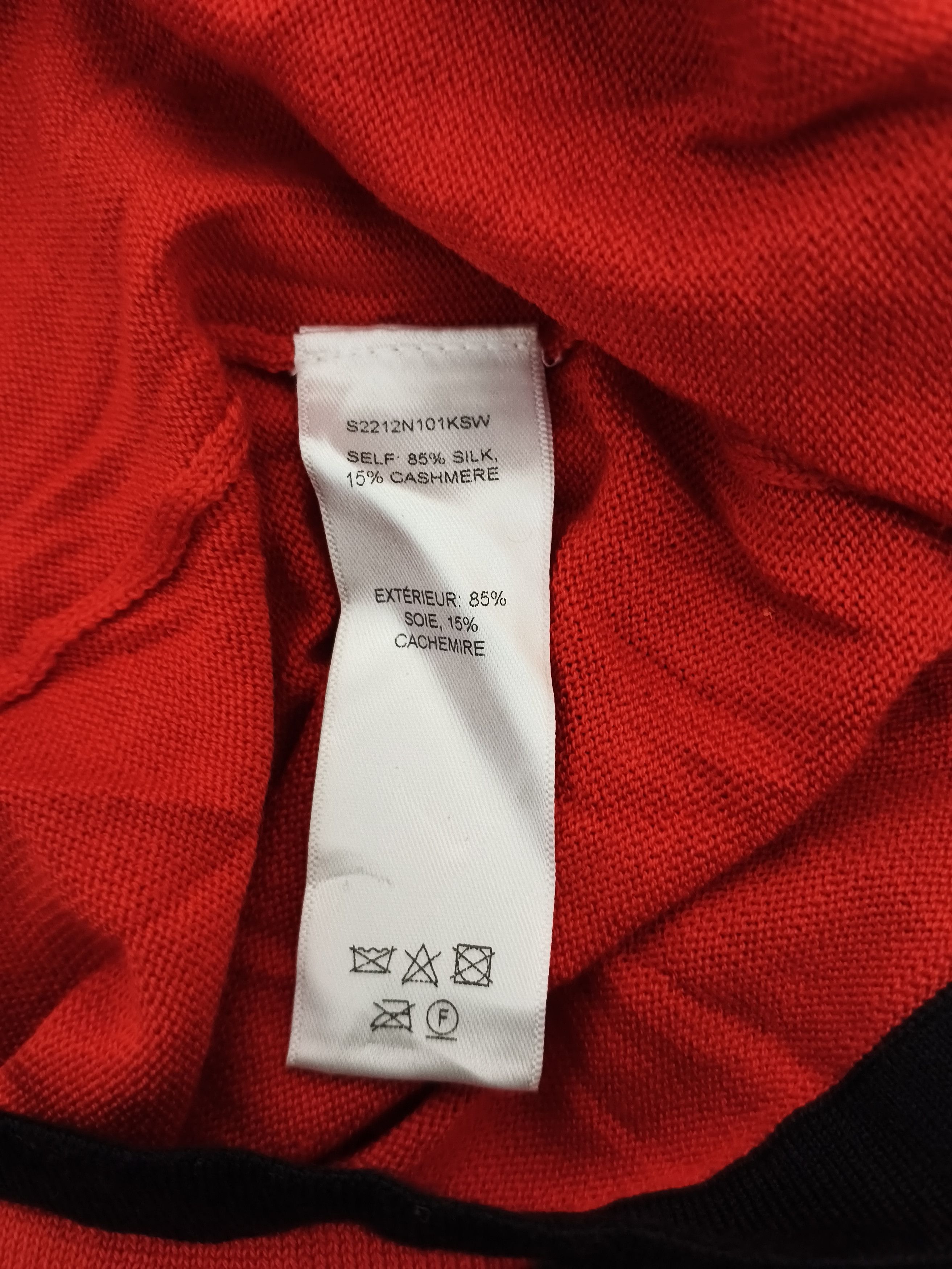 Carolina Herrera Carolina Herrera Y2K Silk Cashmere Color Block Cardigan Size M / US 6-8 / IT 42-44 - 7 Thumbnail
