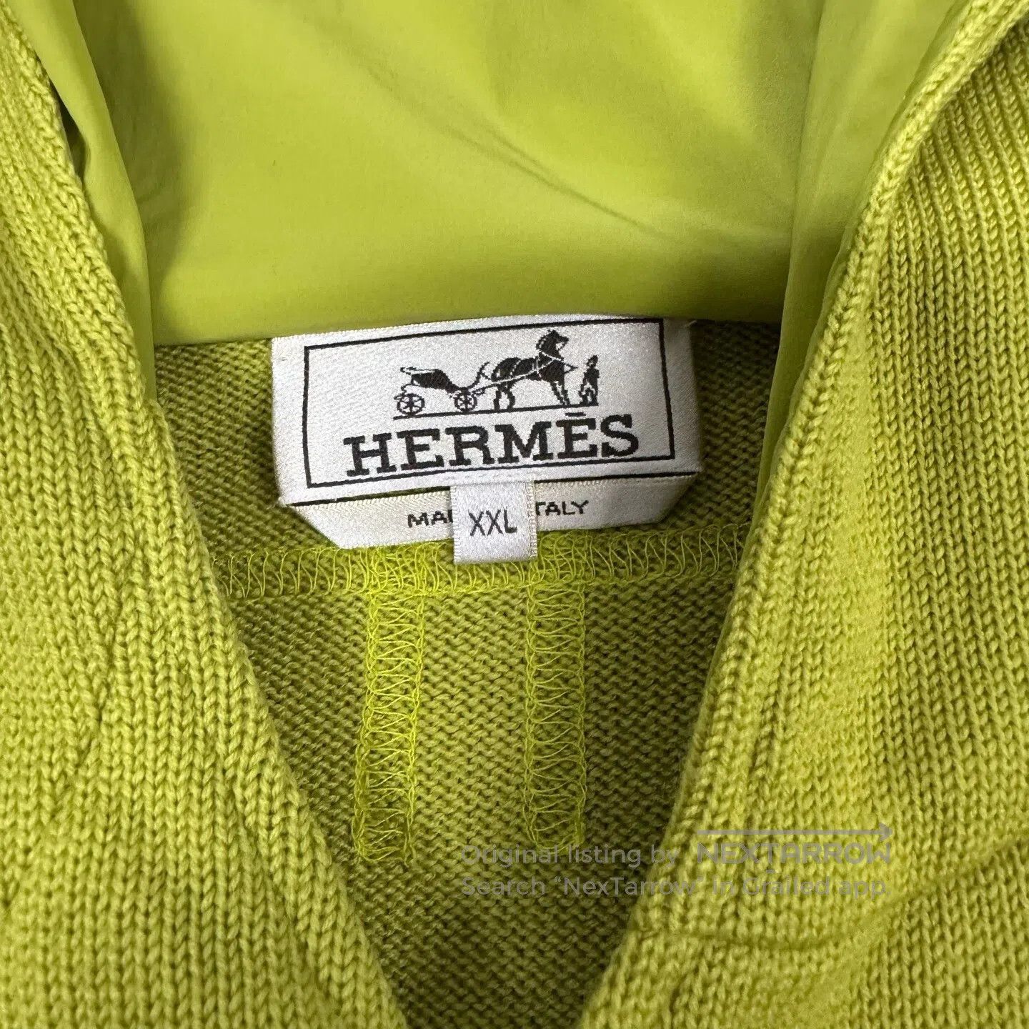 Hermes Hermes Zipper, wool knit hooded hoodie| Size US XXL / EU 58 / 5 - 5 Thumbnail