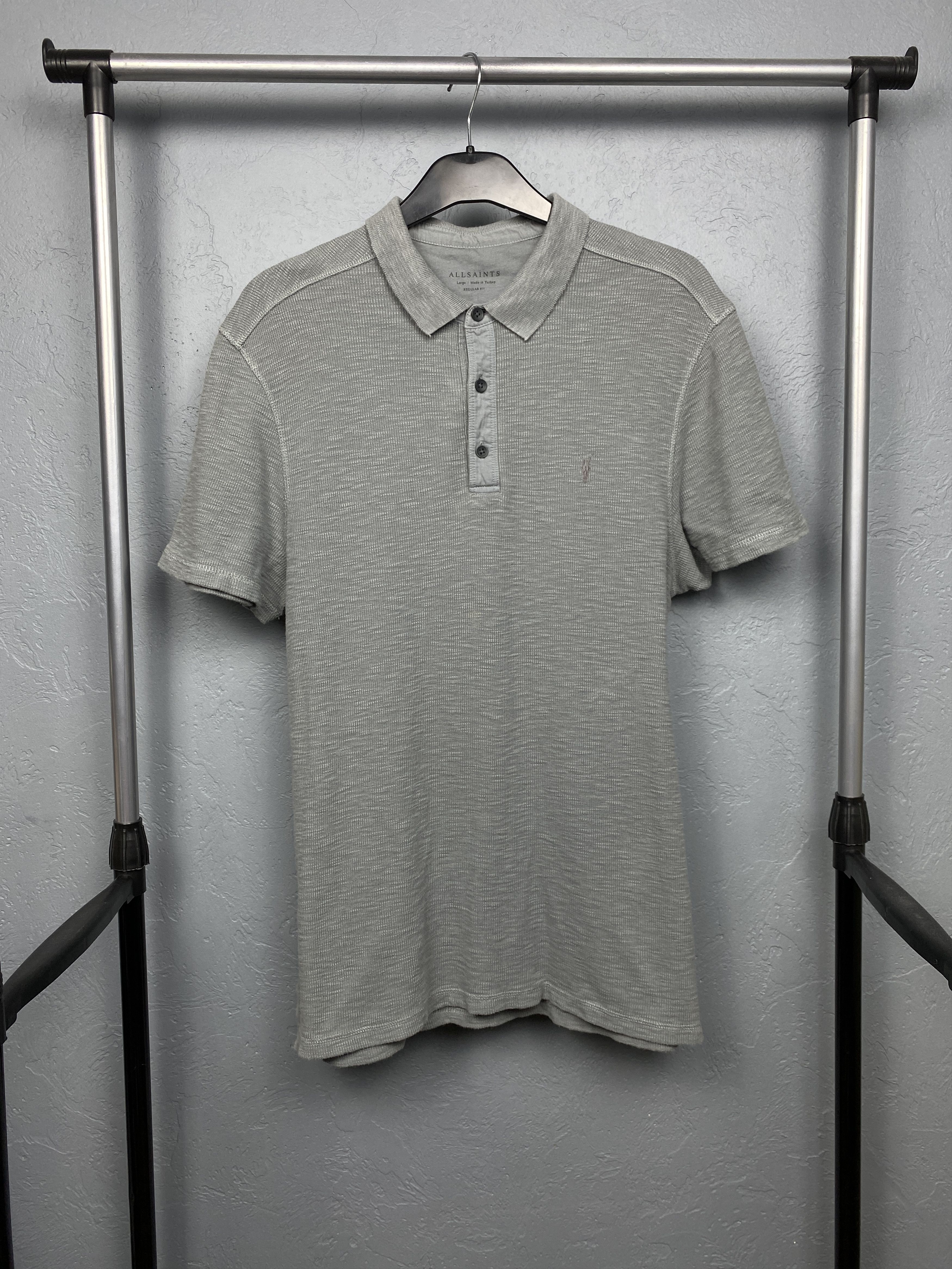 Allsaints Allsaints Vintage Mens Muse Polo Shirt Size US L / EU 52-54 / 3 - 1 Thumbnail