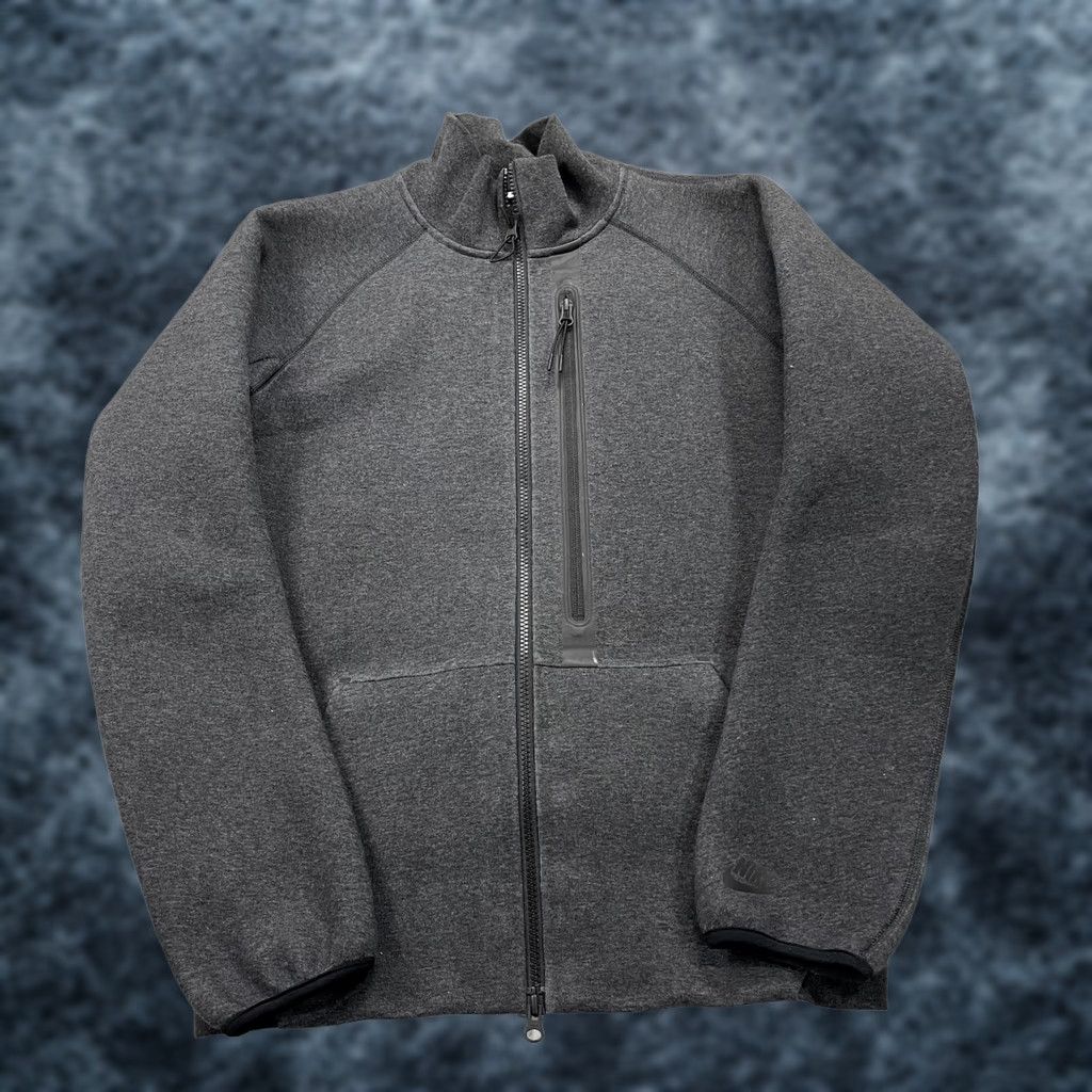 Nike Nike Tech Jacket Mens M Gray Full Zip NSW Sportswear Fleece Full Zip Gym Size US M / EU 48-50 / 2 - 1 Thumbnail