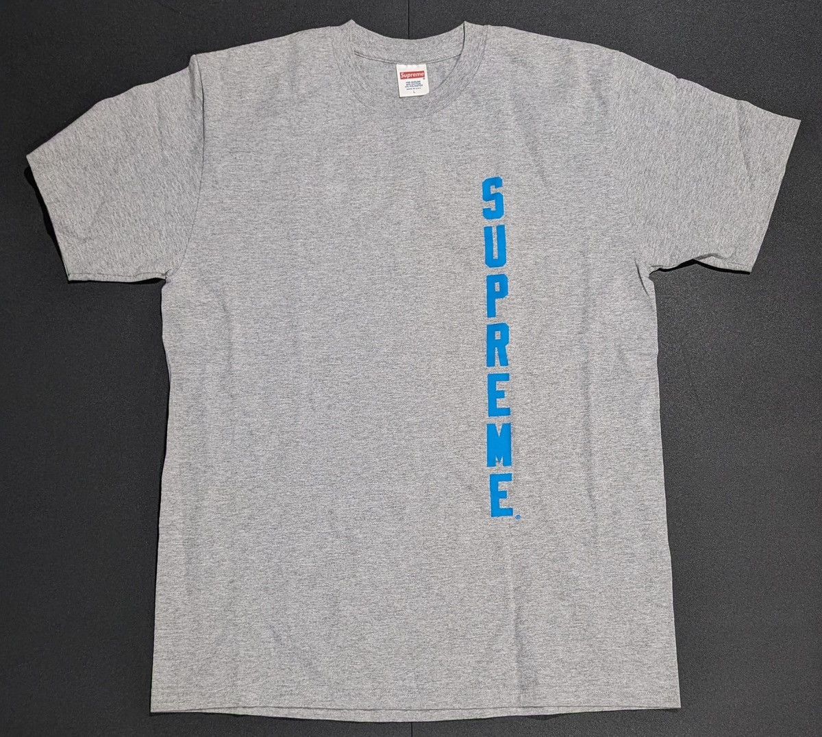 Supreme Thrasher Flames Tee Heather Grey Size L