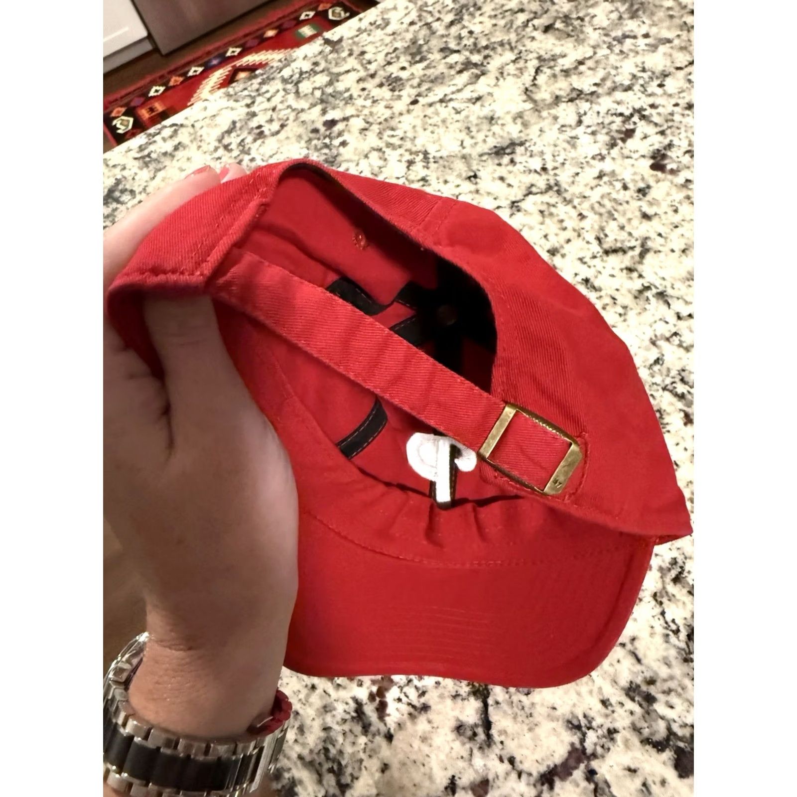 Vintage 47 Brand Philadelphia Phillies High Hopes Liberty Bell Hat Red Cotton Baseball Unisex Adults Adjustable III? Size ONE SIZE - 6 Thumbnail