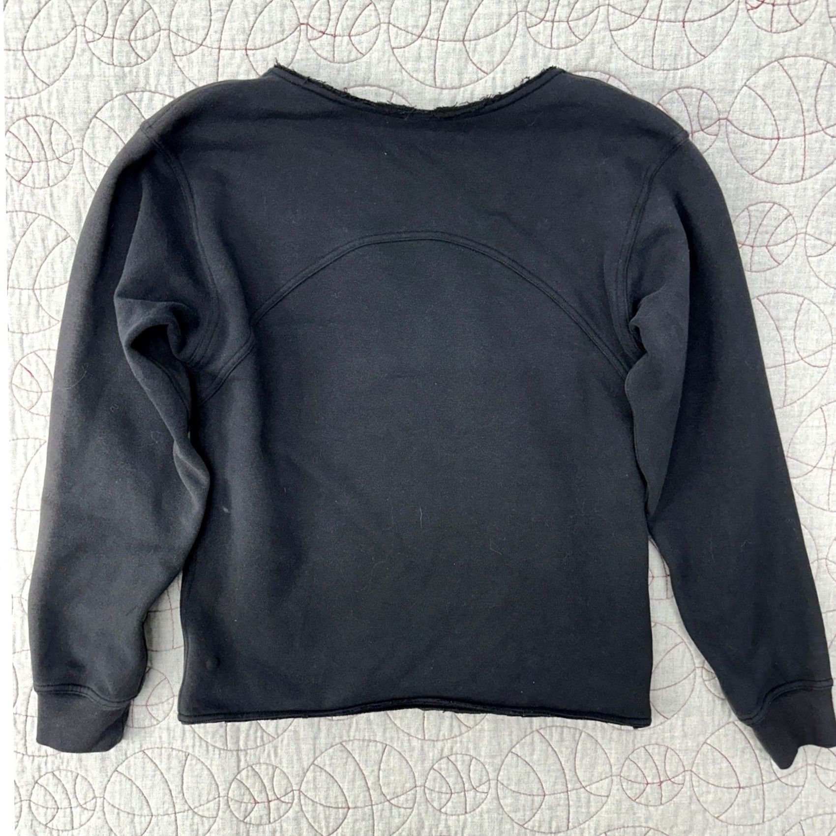 Lululemon Lululemon Pullover Black Scuba Oversized Crew SLC Torrent Cycle - Womens Size 2 Size XS / US 0-2 / IT 36-38 - 4 Thumbnail