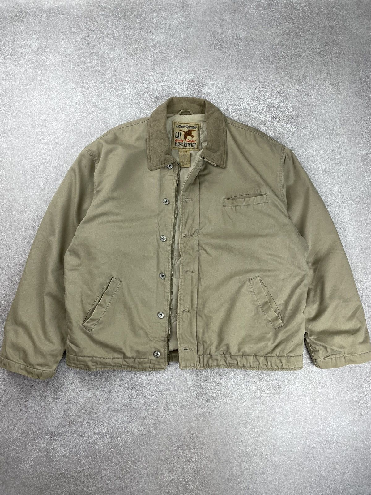 Gap × Vintage Vintage GAP Very Rare Workwear Jacket Detroit Size US XL / EU 56 / 4 - 1 Thumbnail