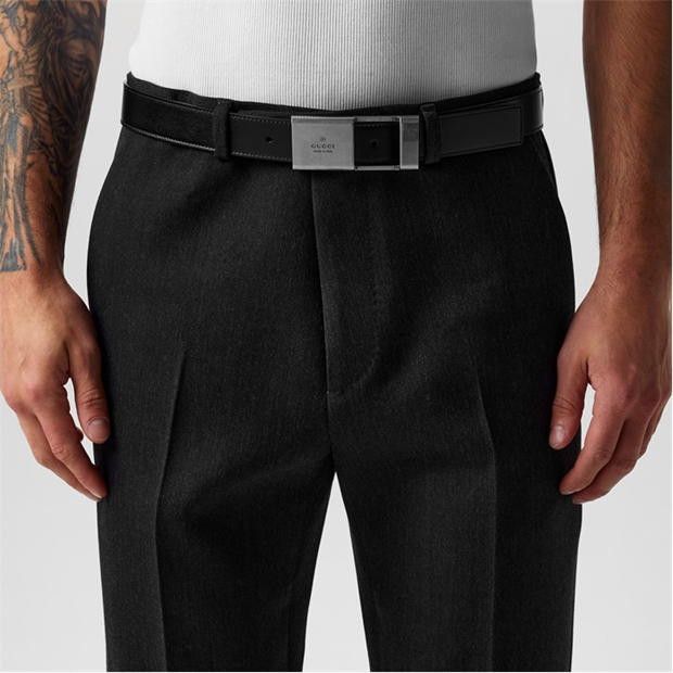Gucci GUCCI Plaque Buckle Belt - 95 Size ONE SIZE - 2 Thumbnail