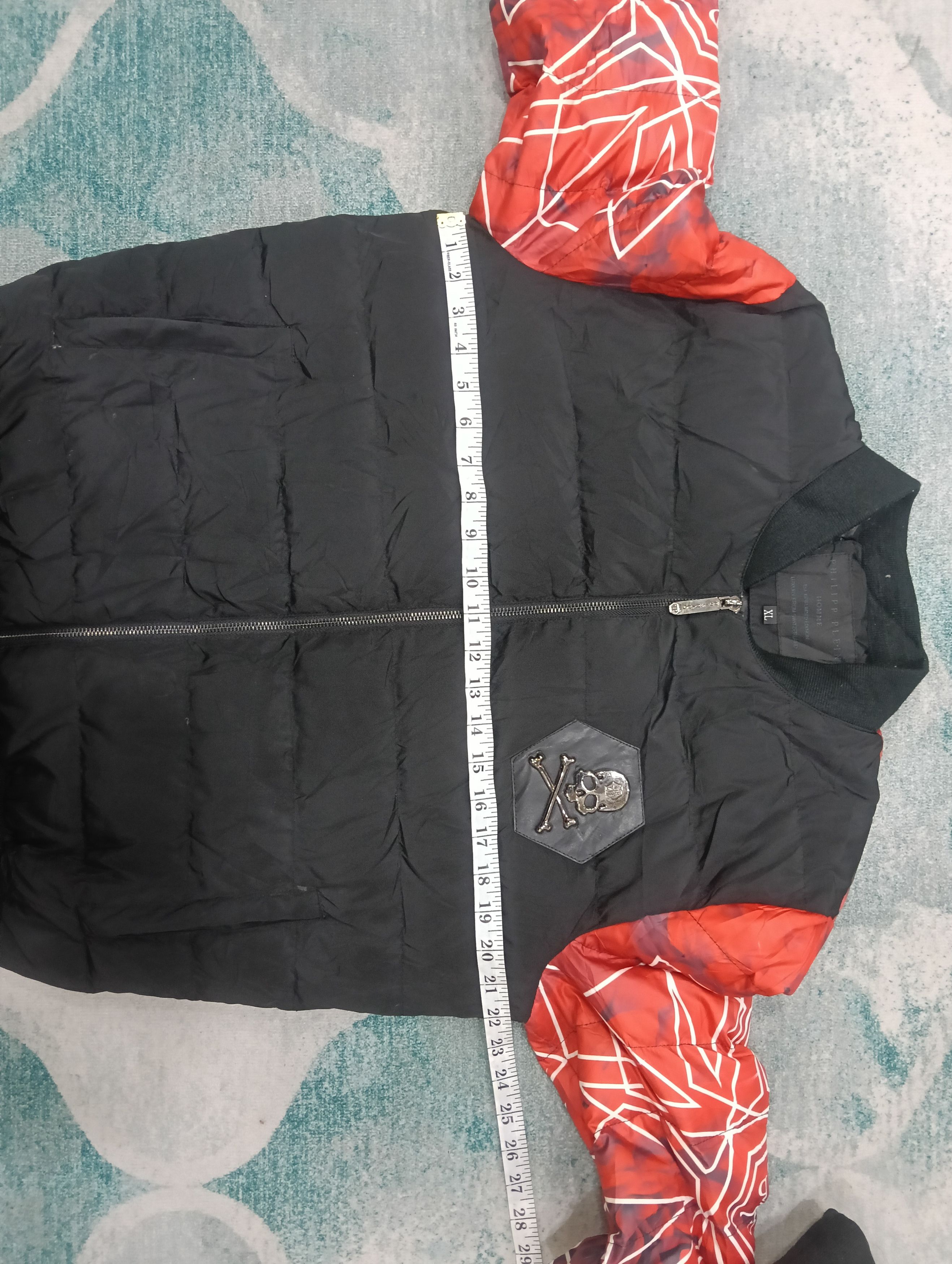 Designer × Japanese Brand Huishang Inspired Philipp Plein Skull Puffer Jacket Size US XL / EU 56 / 4 - 17 Thumbnail
