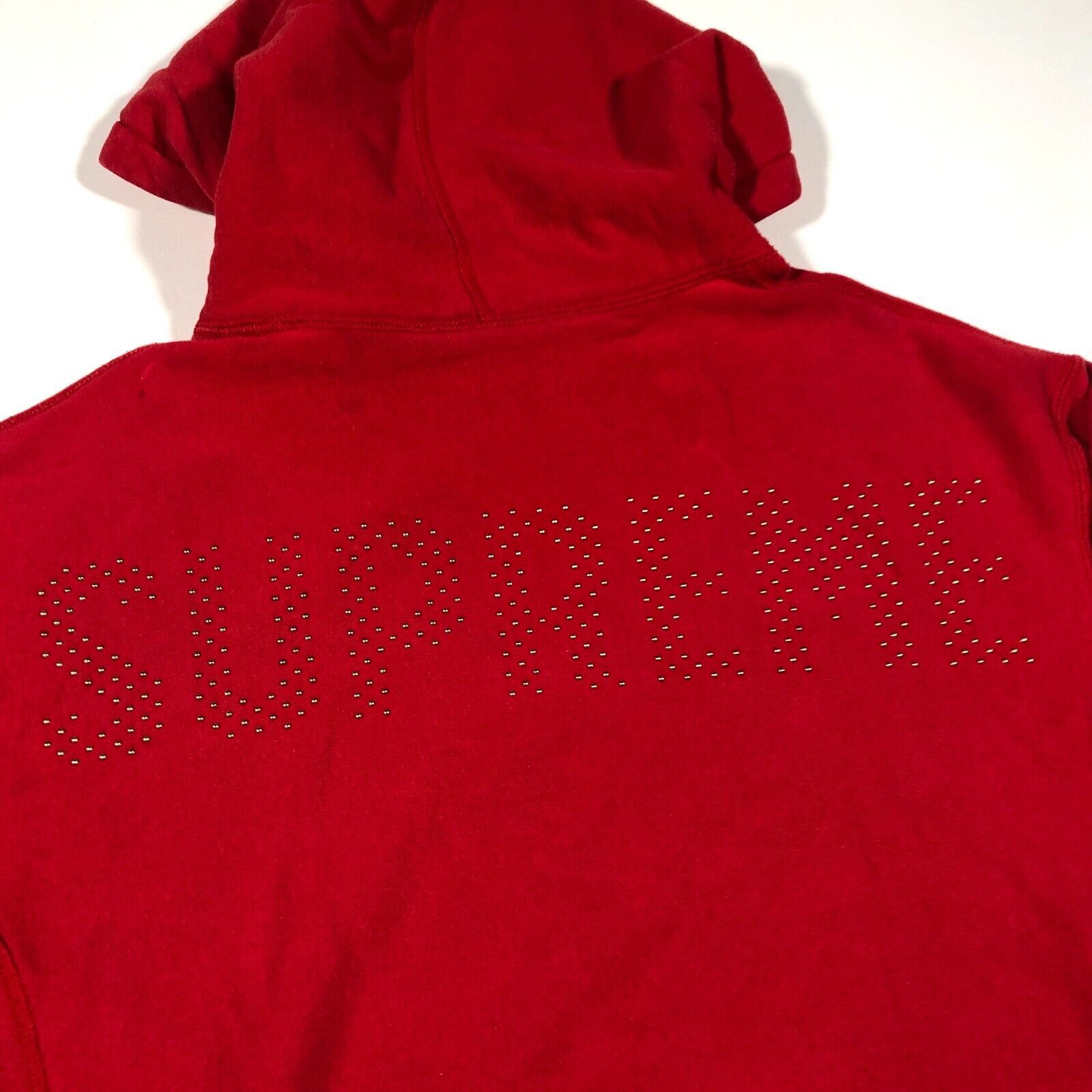 Supreme SS18 Supreme Studded Black Red Gold Hoodie Sweater Pullover Size US L / EU 52-54 / 3 - 2 Thumbnail