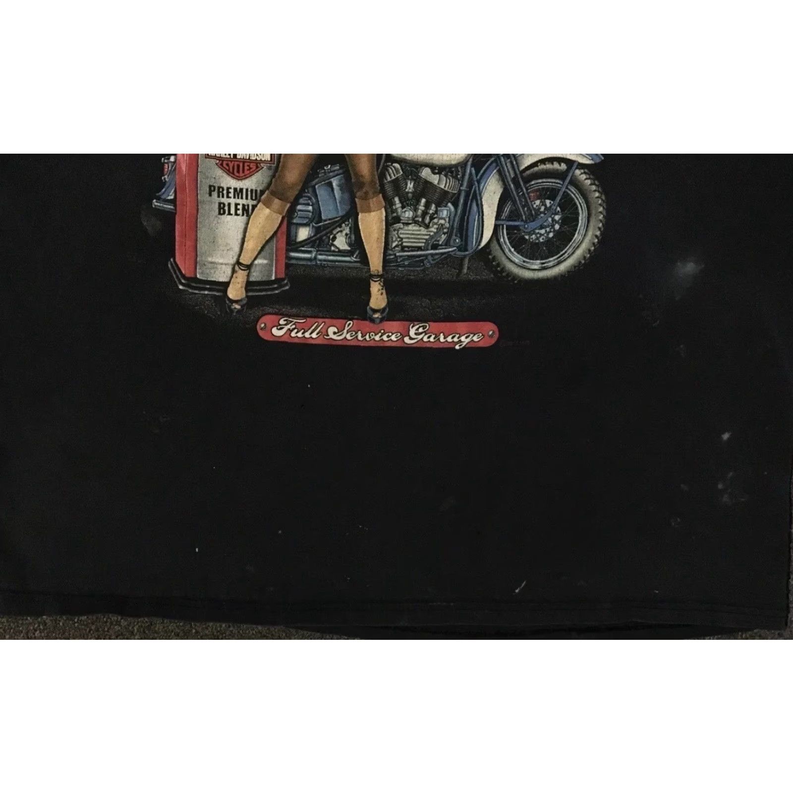 Harley Davidson VINTAGE Harley Davidson Shirt XL Black Graphic Tee Biker Distressed Seattle 90s Y2K Mens Size US XL / EU 56 / 4 - 5 Thumbnail