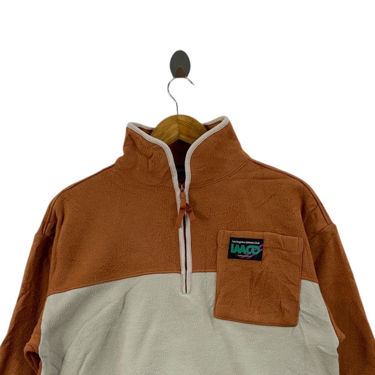Vintage LAACO California Usa Casuawear Fleece Half Zipper Sweatshirt Size US M / EU 48-50 / 2 - 3 Thumbnail