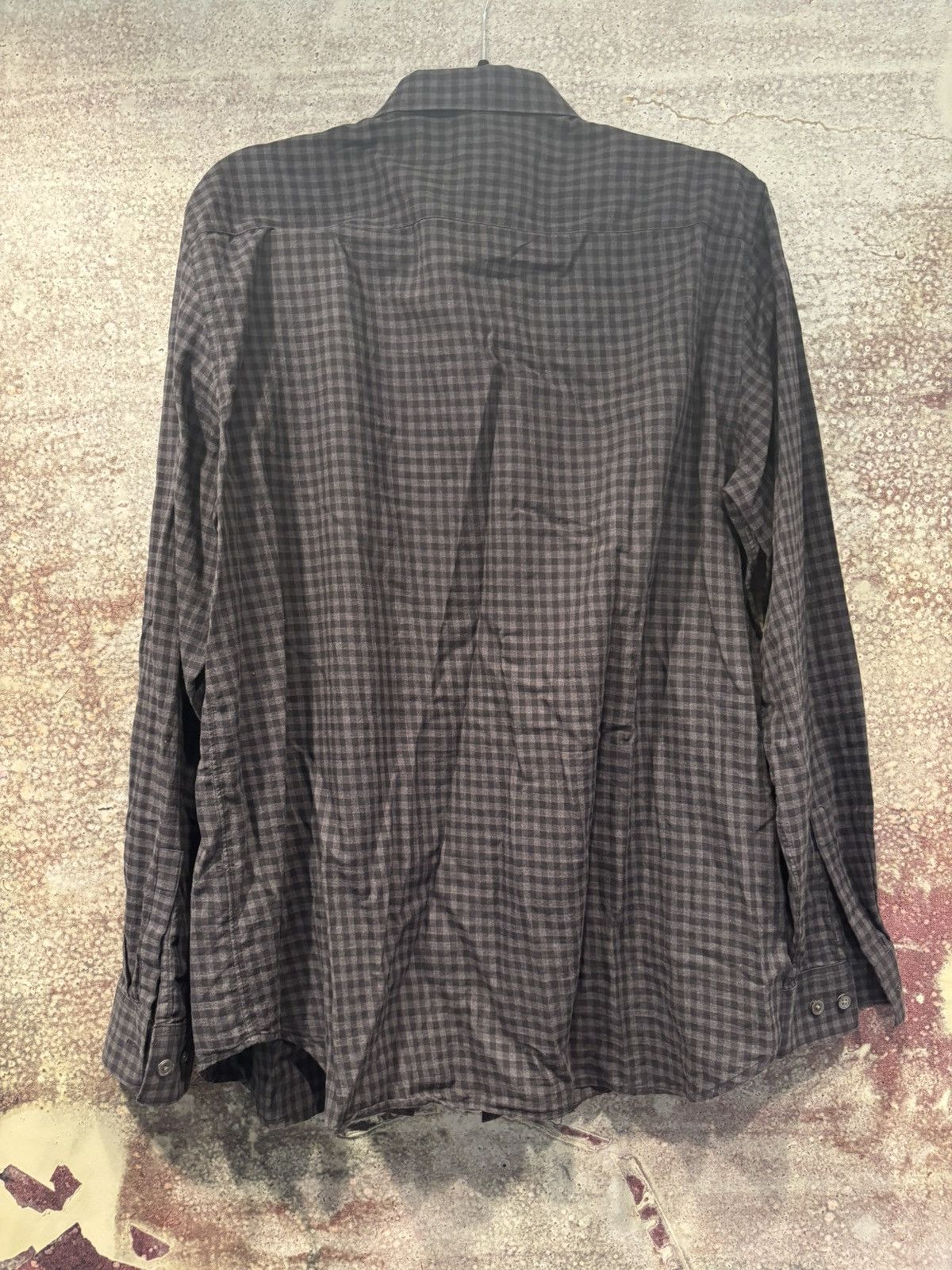 Theory Theory Plaid Black Button Up XL Barely Used Size US XL / EU 56 / 4 - 1 Thumbnail