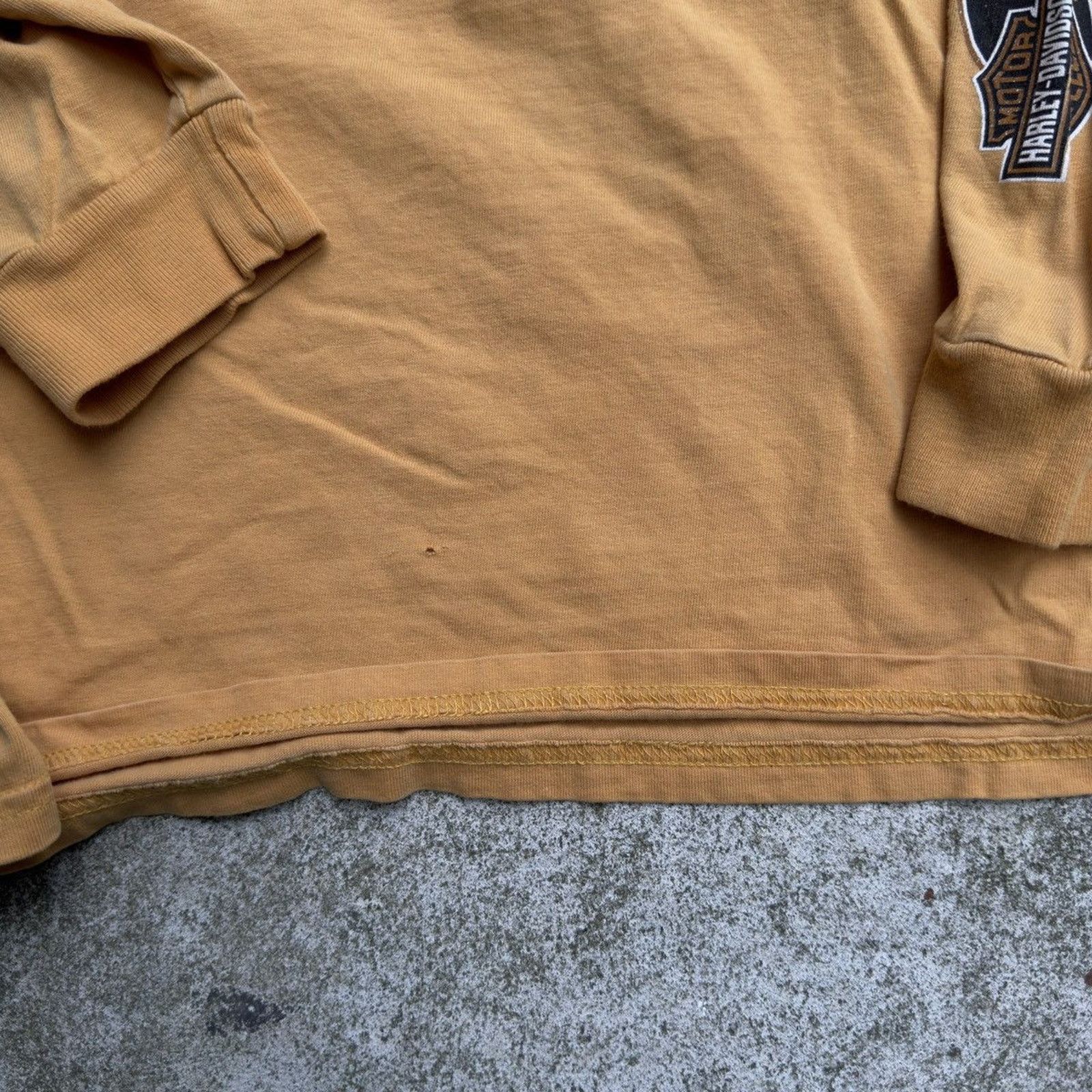 Harley Davidson Thrashed Faded Distressed Harley Shirt ERD Grunge Biker WCC Size US L / EU 52-54 / 3 - 11 Thumbnail