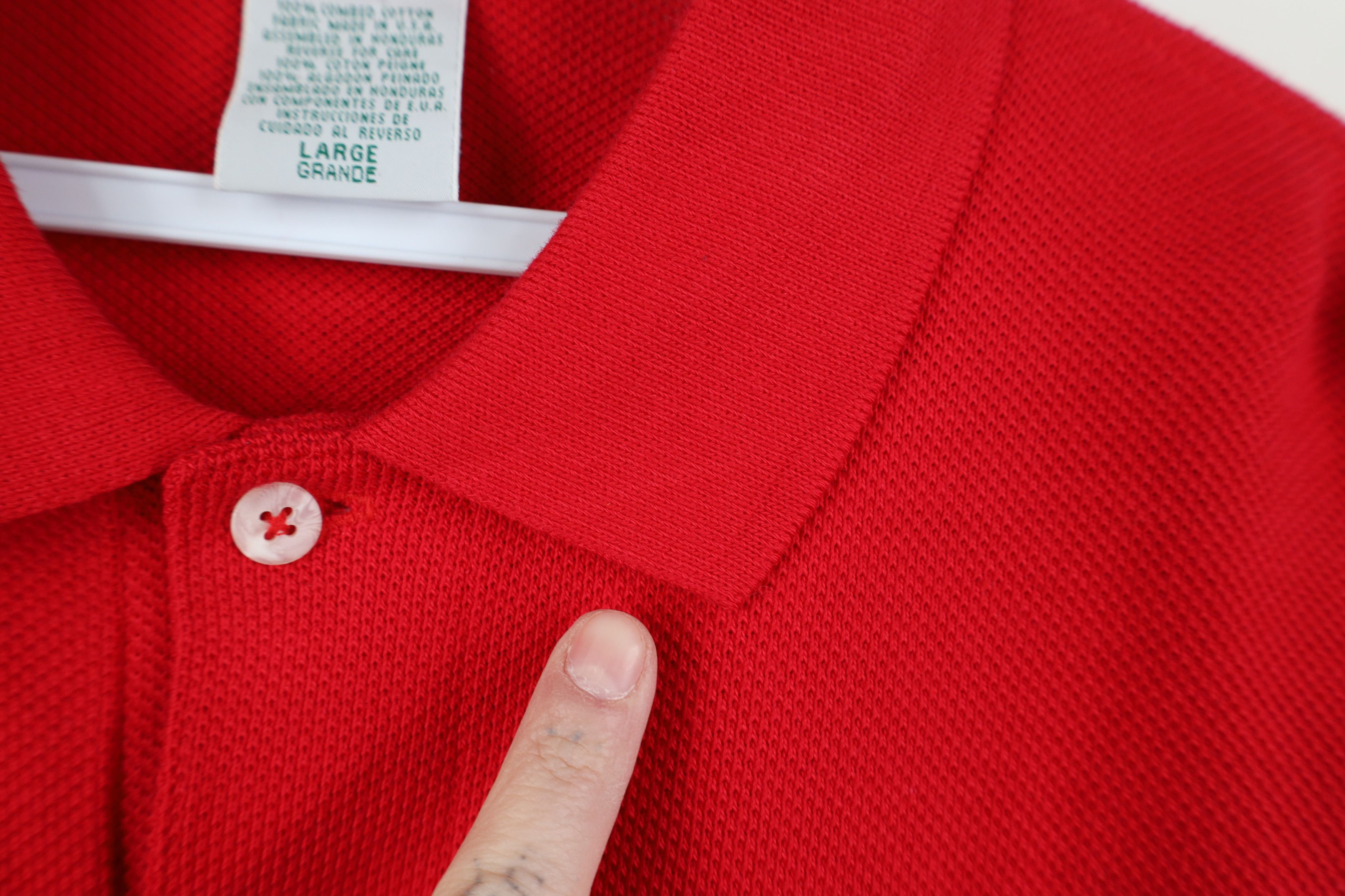 Vintage Vintage 90s Streetwear Blank Heavy Long Sleeve Rugby Polo Size US L / EU 52-54 / 3 - 4 Thumbnail